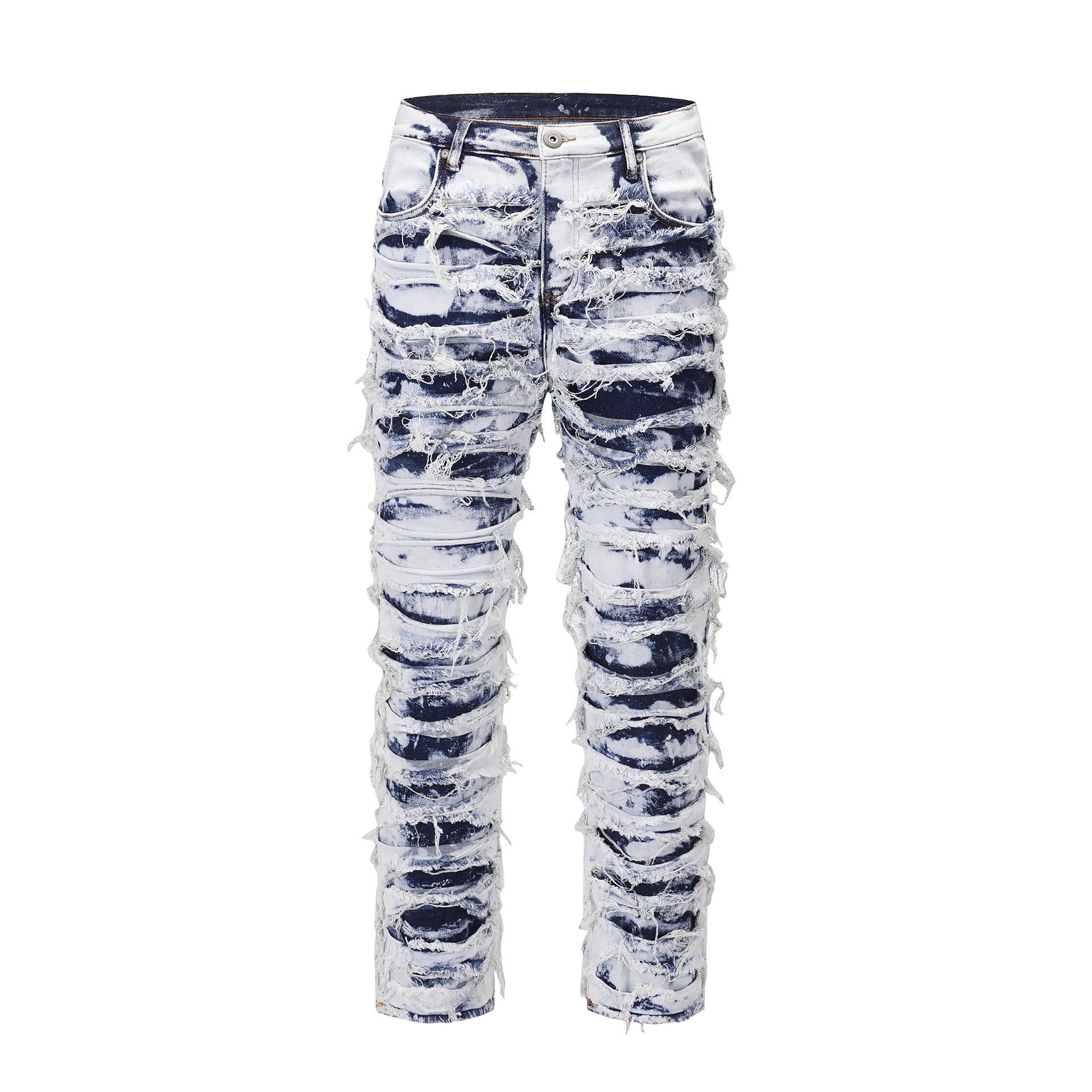 Thesupermade High Street Old Washed Slim Fit Jeans Pants - 1492