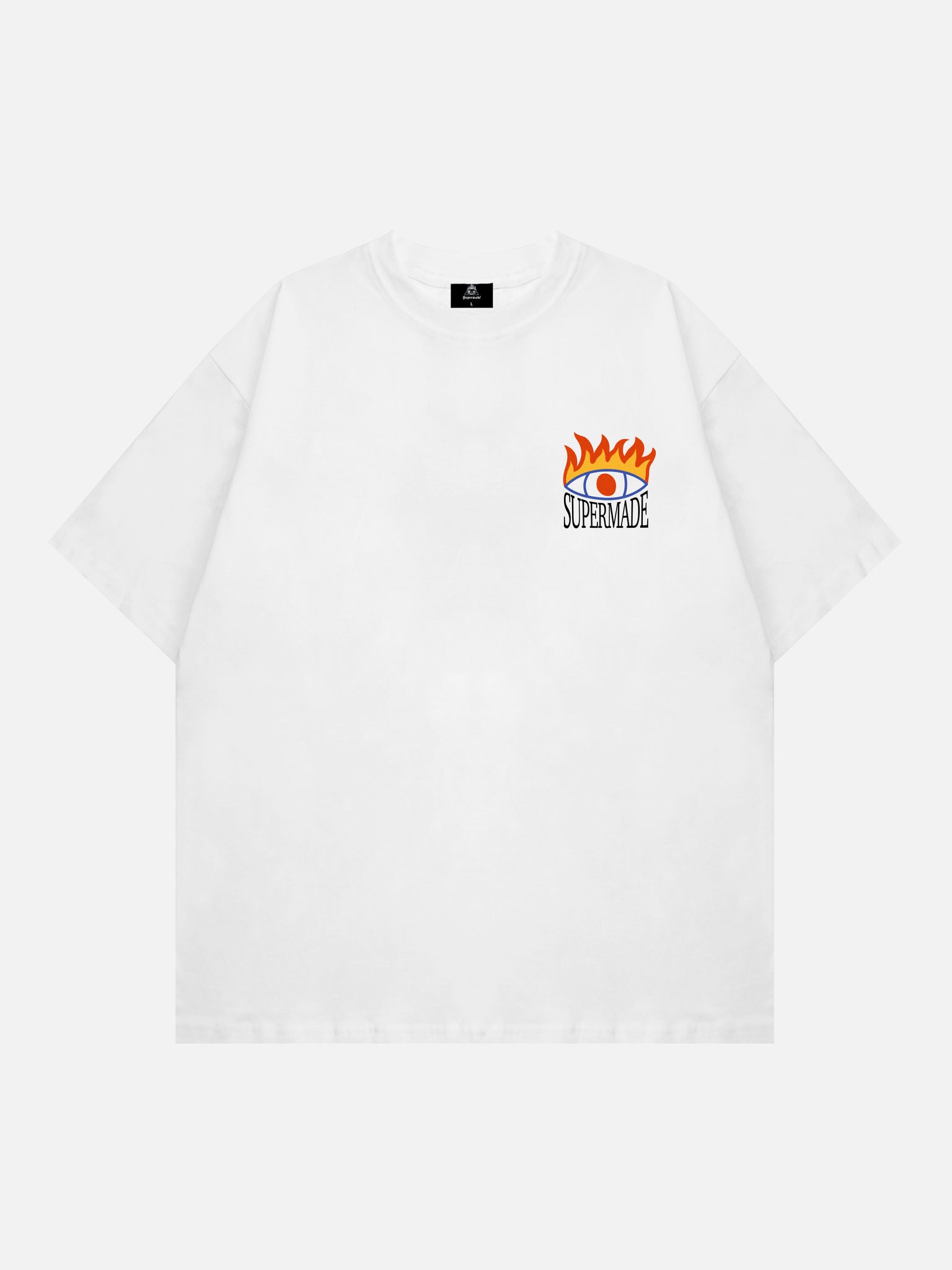 The Supermade God's Eye and Letter Print T-shirt