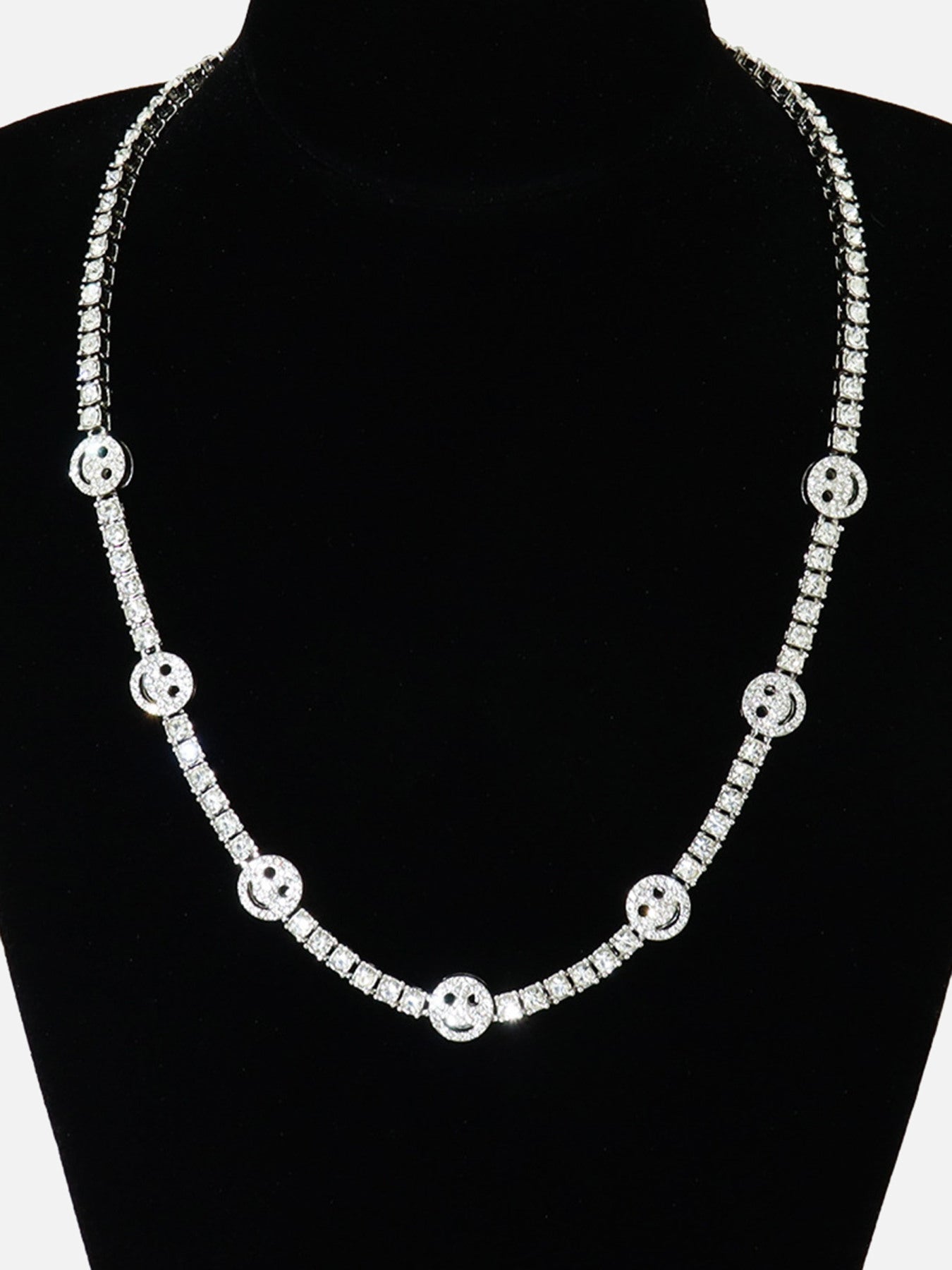 The Supermade Full Diamond Smile Necklace
