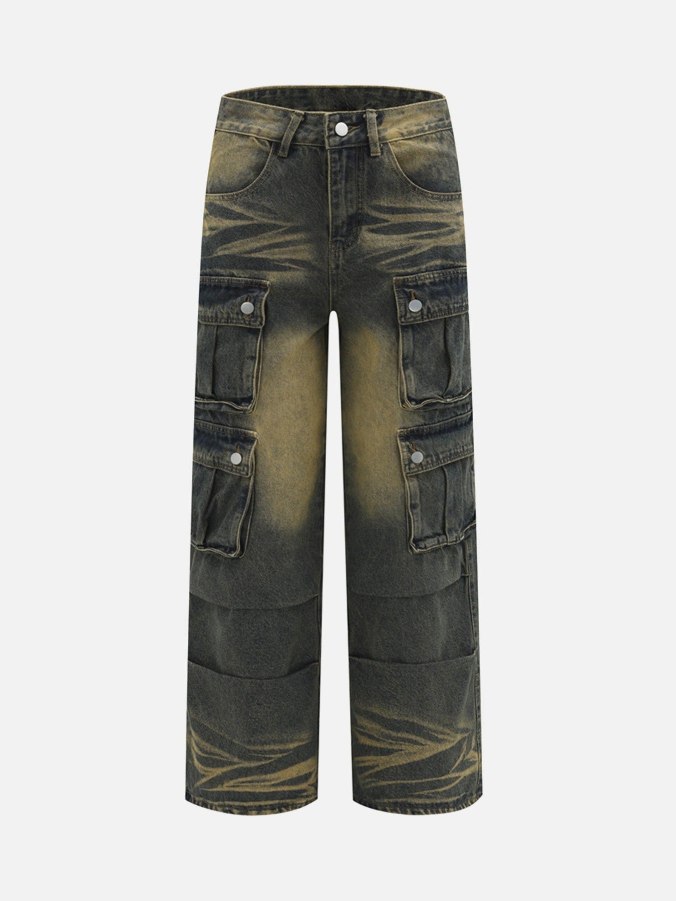 Thesupermade Multi-pocket Cargo Jeans