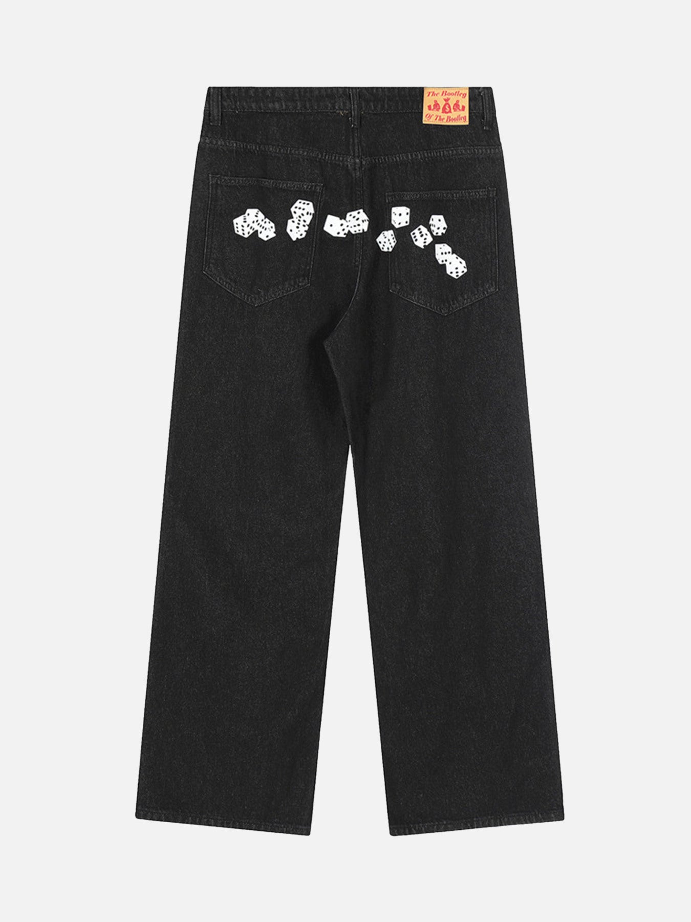 The Supermade Vintage Dice Print Jeans