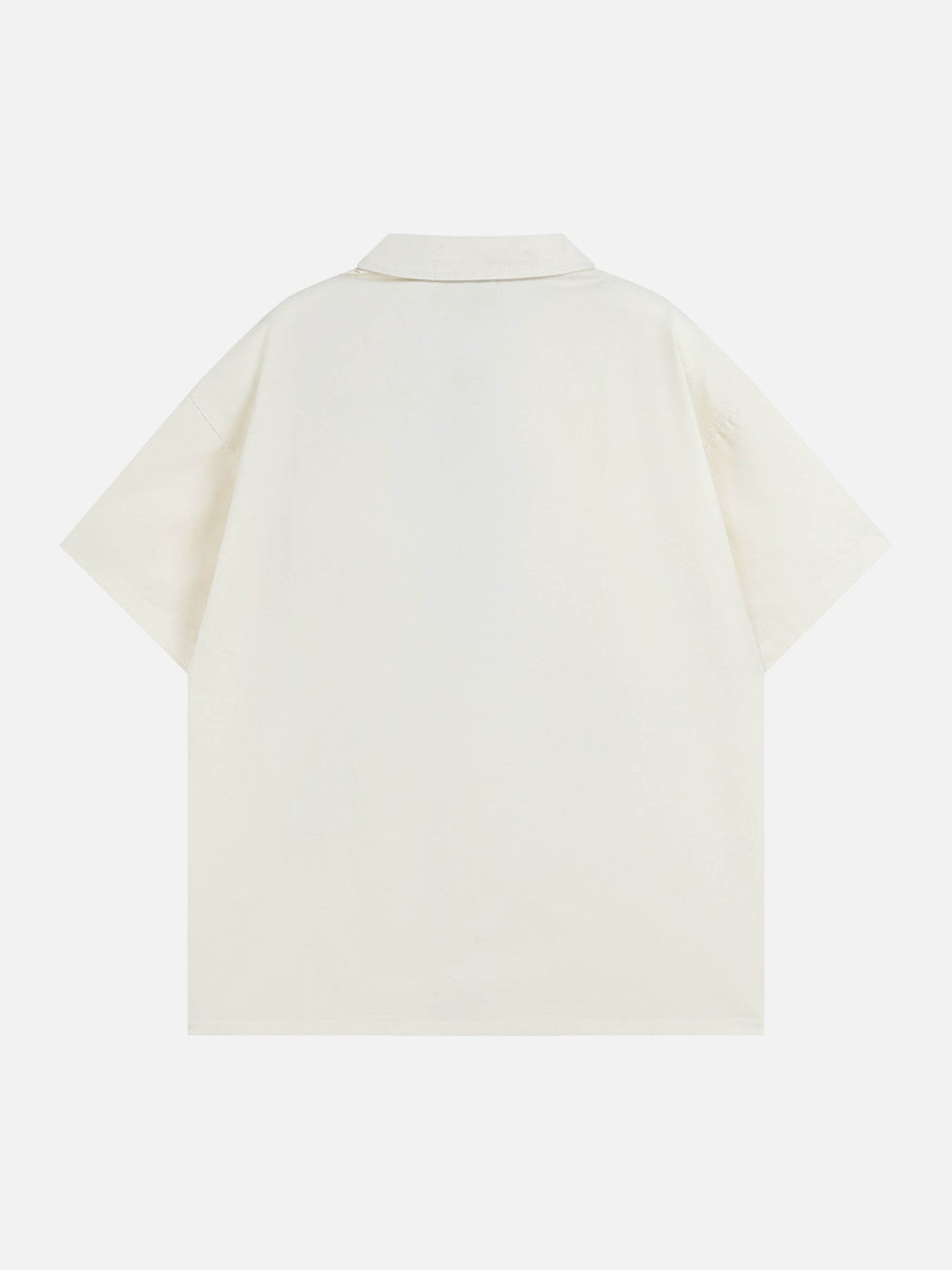 Thesupermade Loose And Versatile Short-sleeved Shirt
