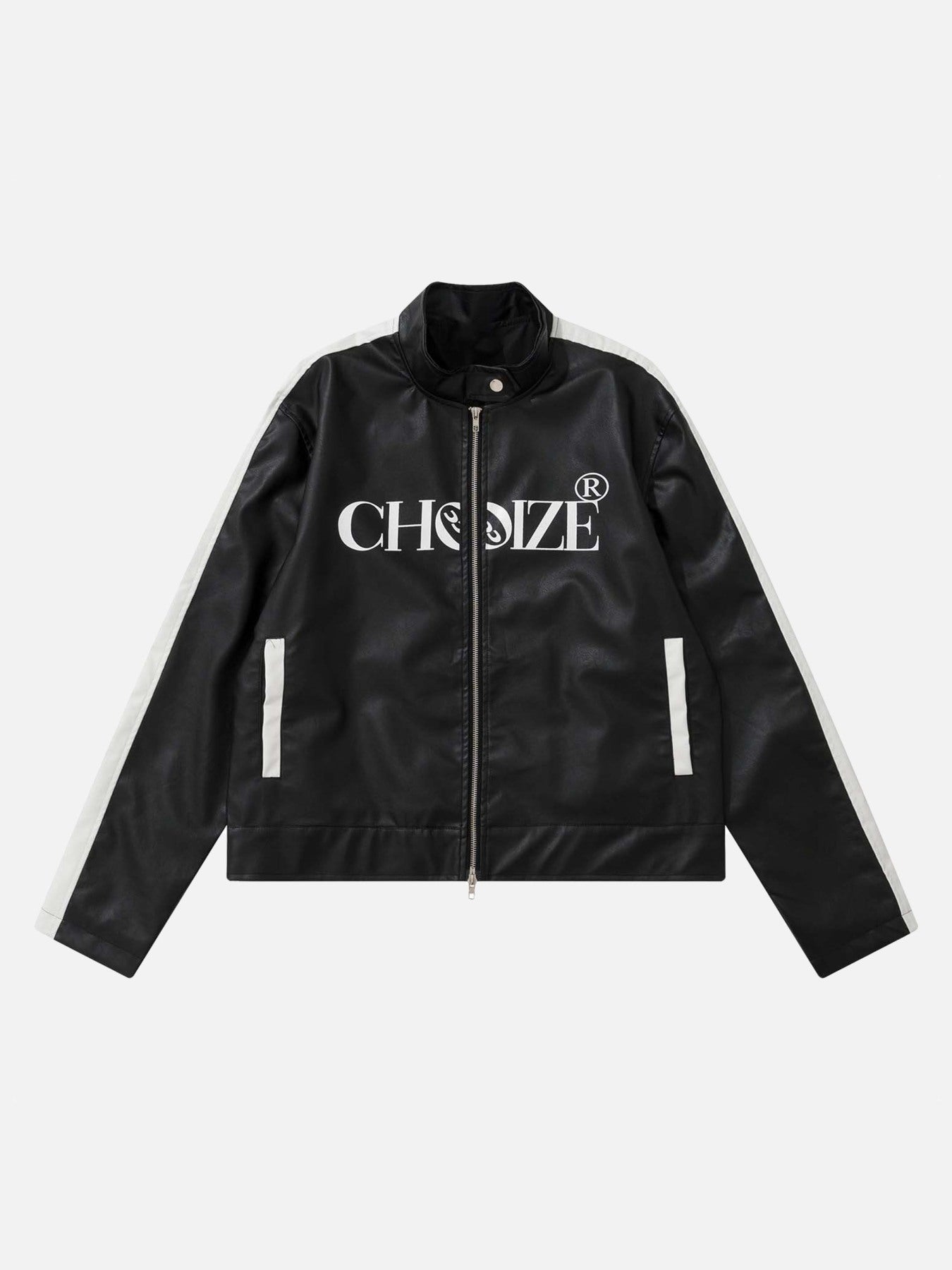 The Supermade Monkey Monogrammed Leather Jacket