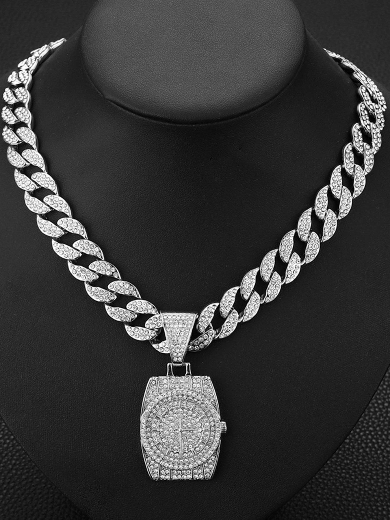 Thesupermade Hip Hop Vintage Full Diamond Necklace