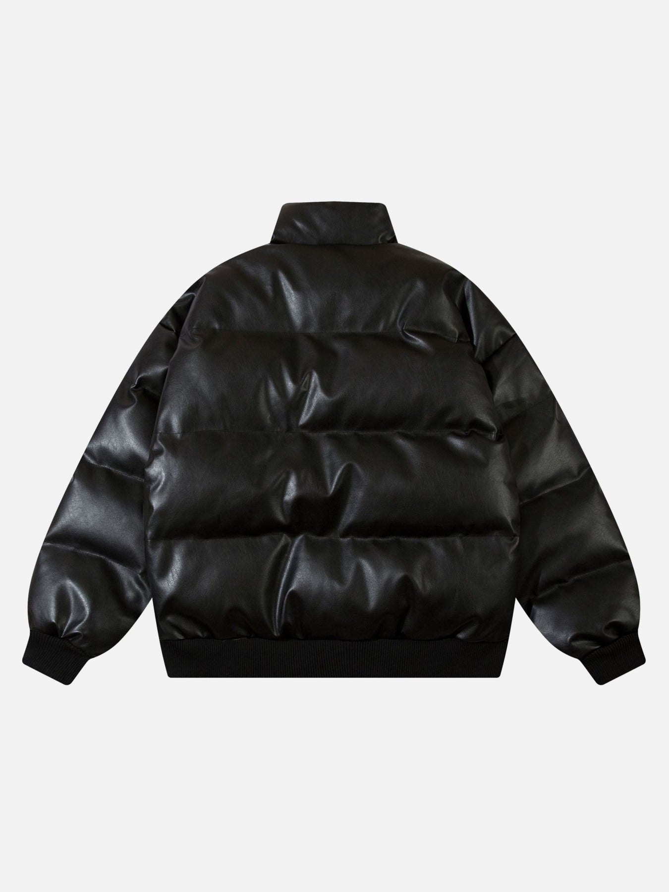 Thesupermade Street Letter Embroidery Diagonal Zipper Cotton Jacket