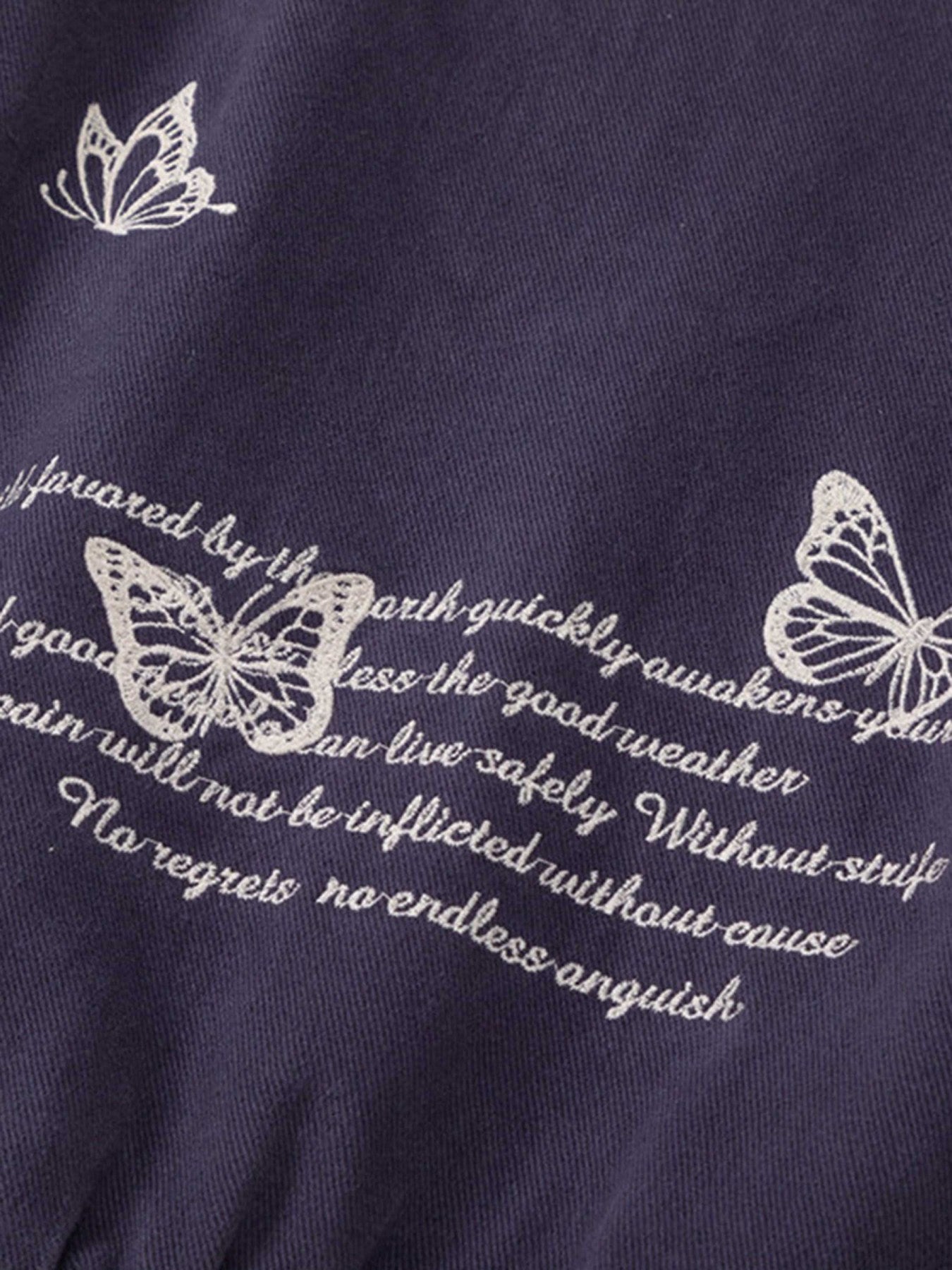 The Supermade Applique Embroidered Butterfly Loose Jacket