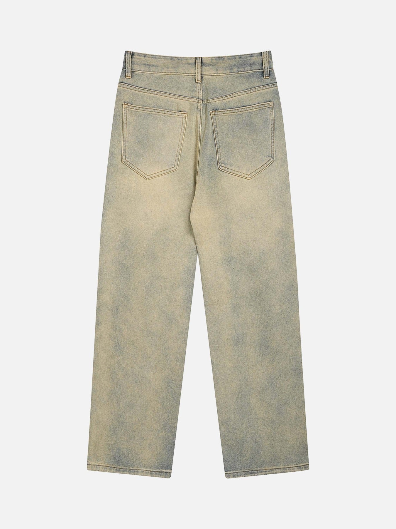 The Supermade American Embroidered Straight-leg Jeans