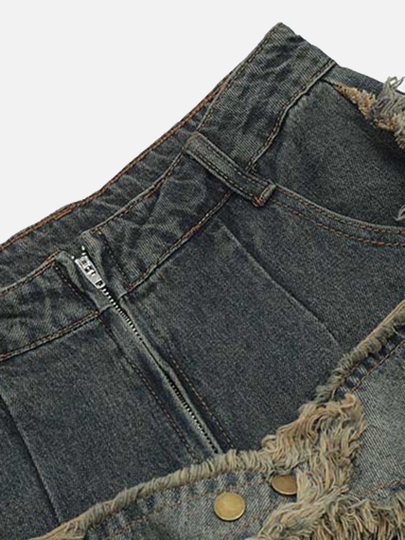 The Supermade Patch Embroidered Straight-leg Jeans - 1572