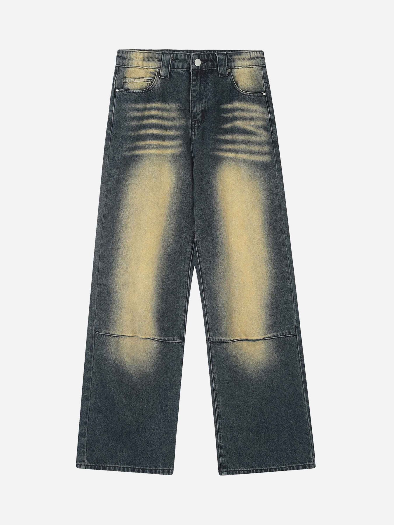 Thesupermade American Gothic Letter Embroidered Jeans - 1936