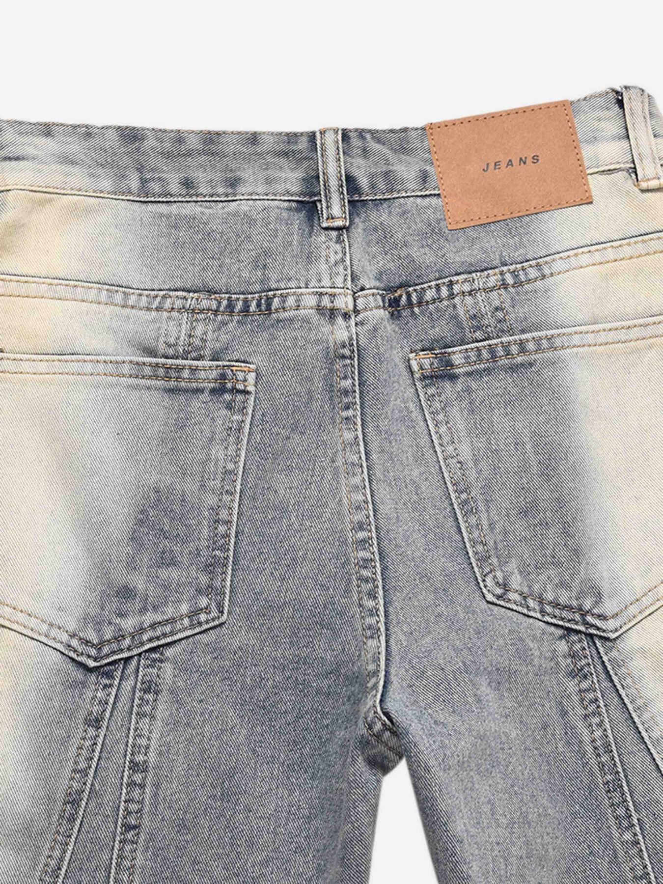 The Supermade Wash Water To Make Old Spray-painted Baggy Jeans