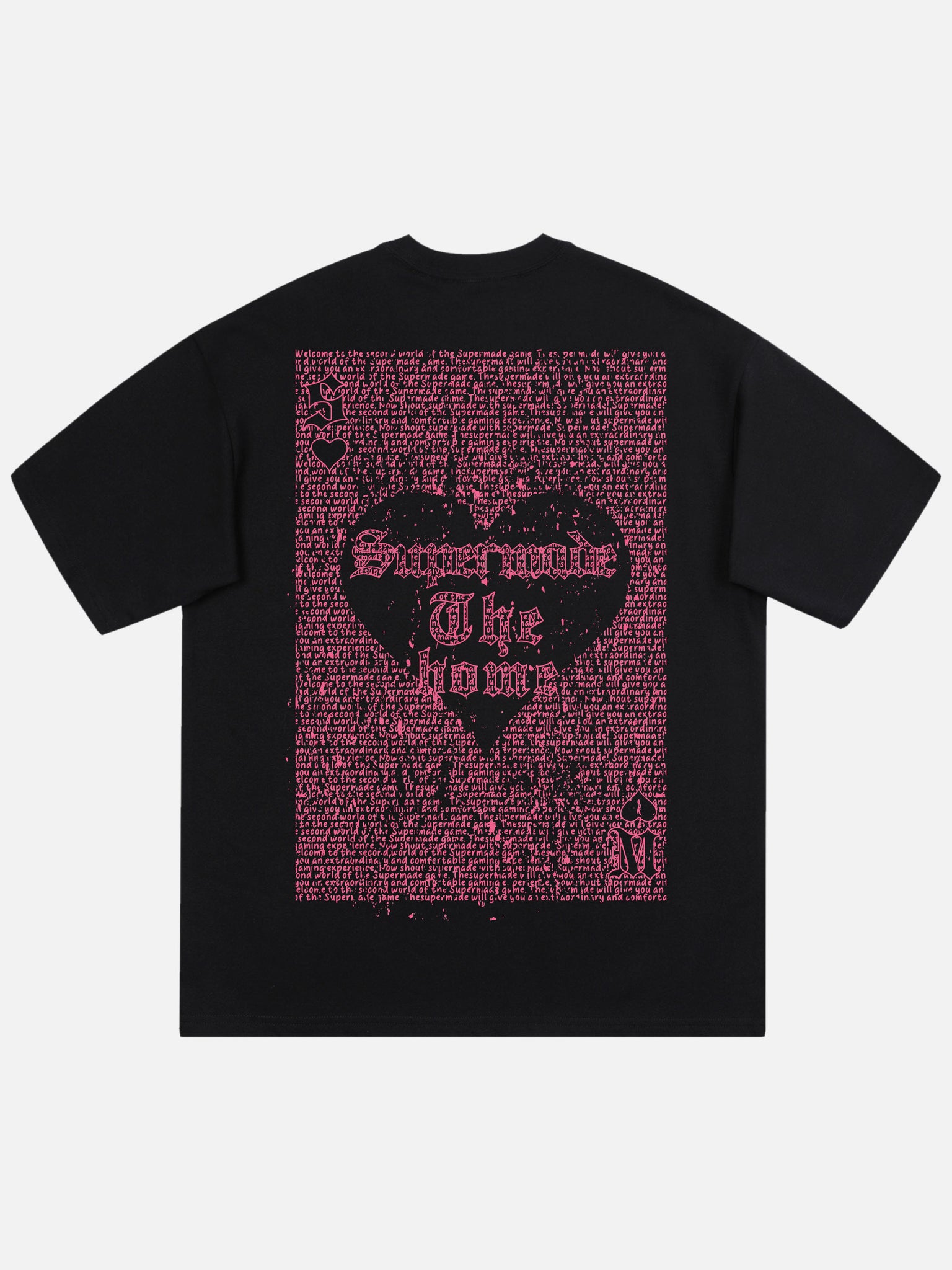 Thesupermade Valentine's Day Limited 2 Letter Graffiti Poker T-shirt - 1946