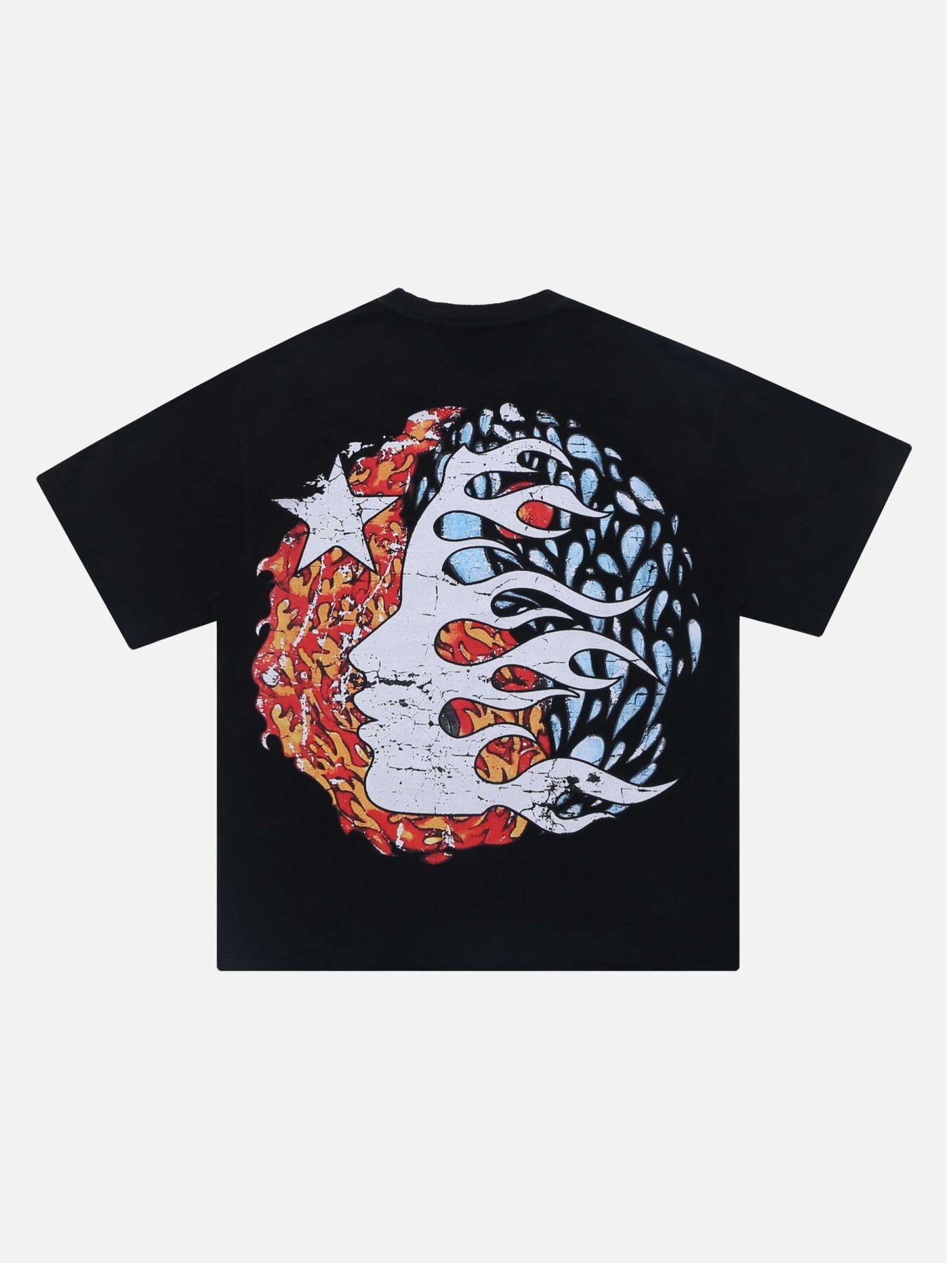 Thesupermade Demon Skull Print T-Shirt