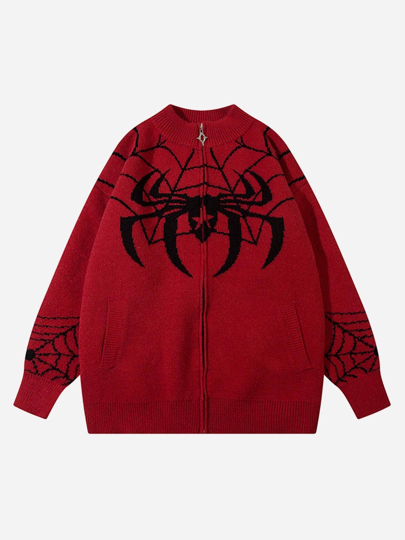 Thesupermade Spider Loose Sweater Coat
