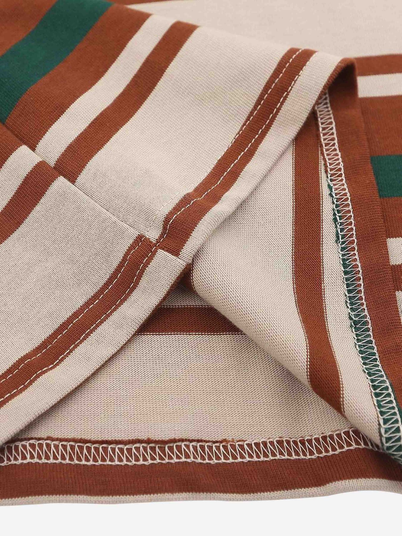 The Supermade Vintage Striped Polo Shirt