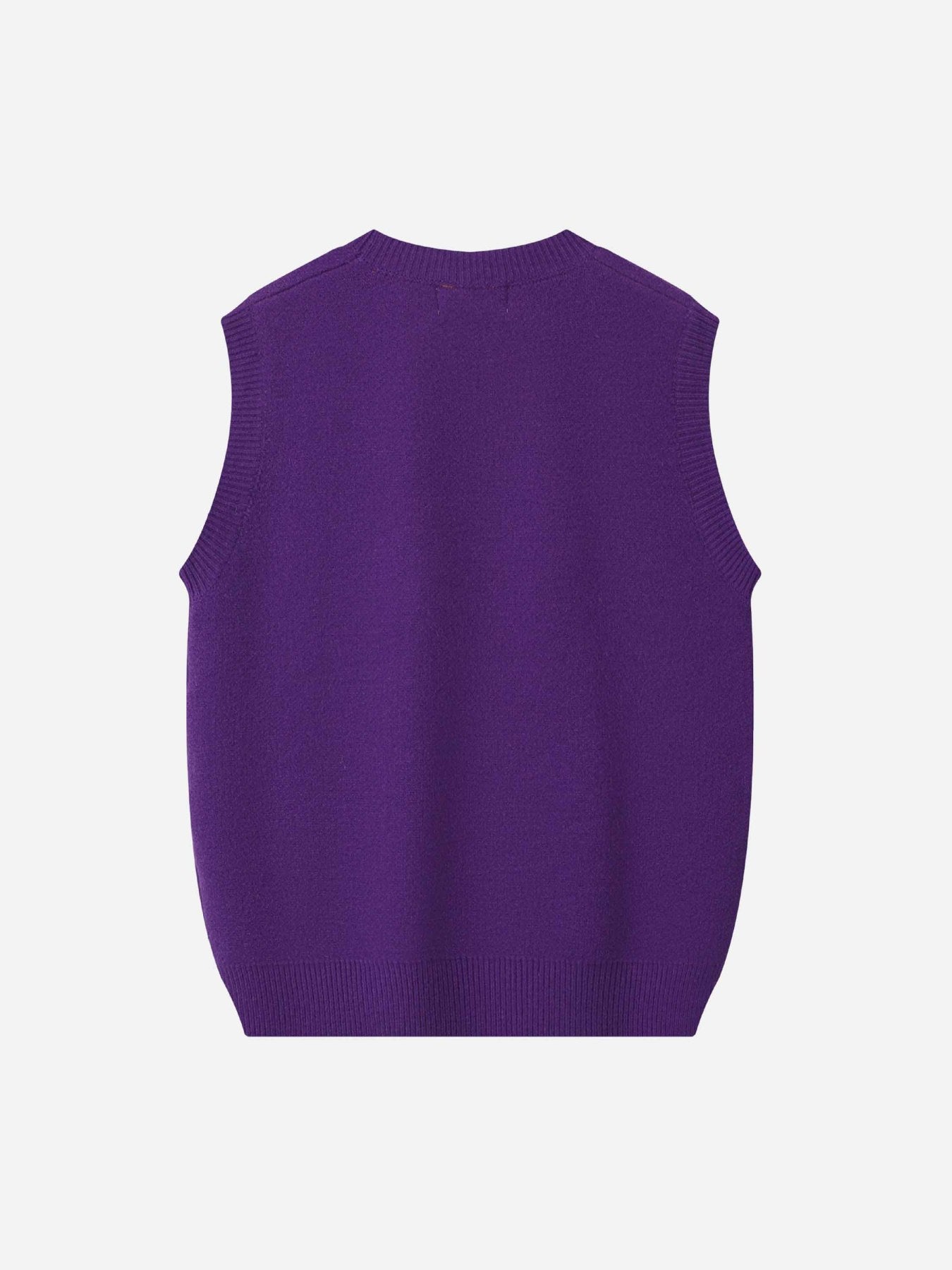 The Supermade Eye Jacquard Vest Sweater