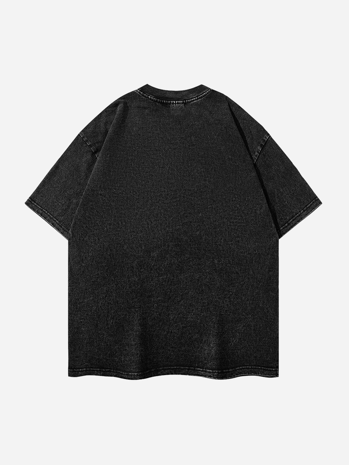 Thesupermade 260g Heavy Weight Washed And Aged T-shirt