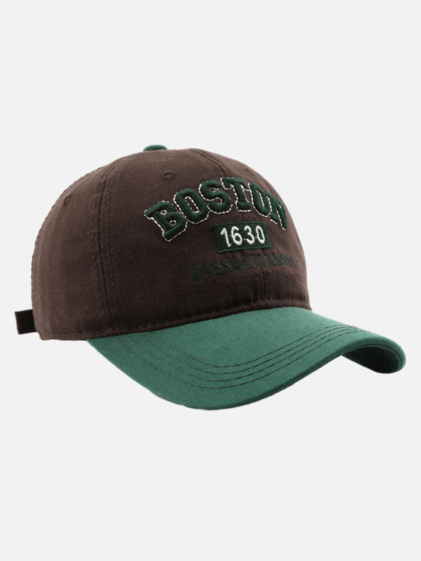 The Supermade Vintage Colorblocked Monogrammed Embroidered Duck Hat
