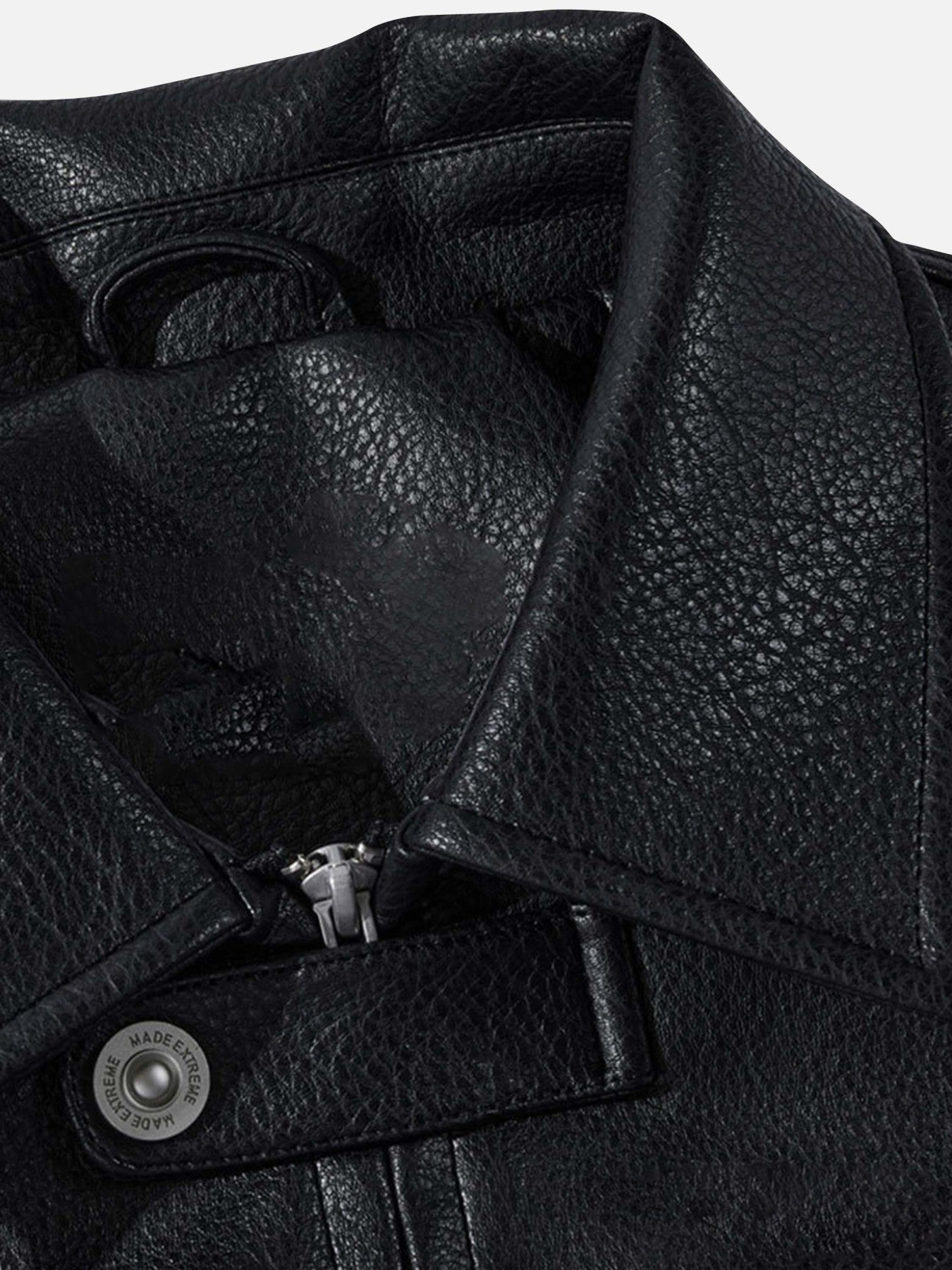 Thesupermade American Vintage Street PU Leather Jacket - 1821