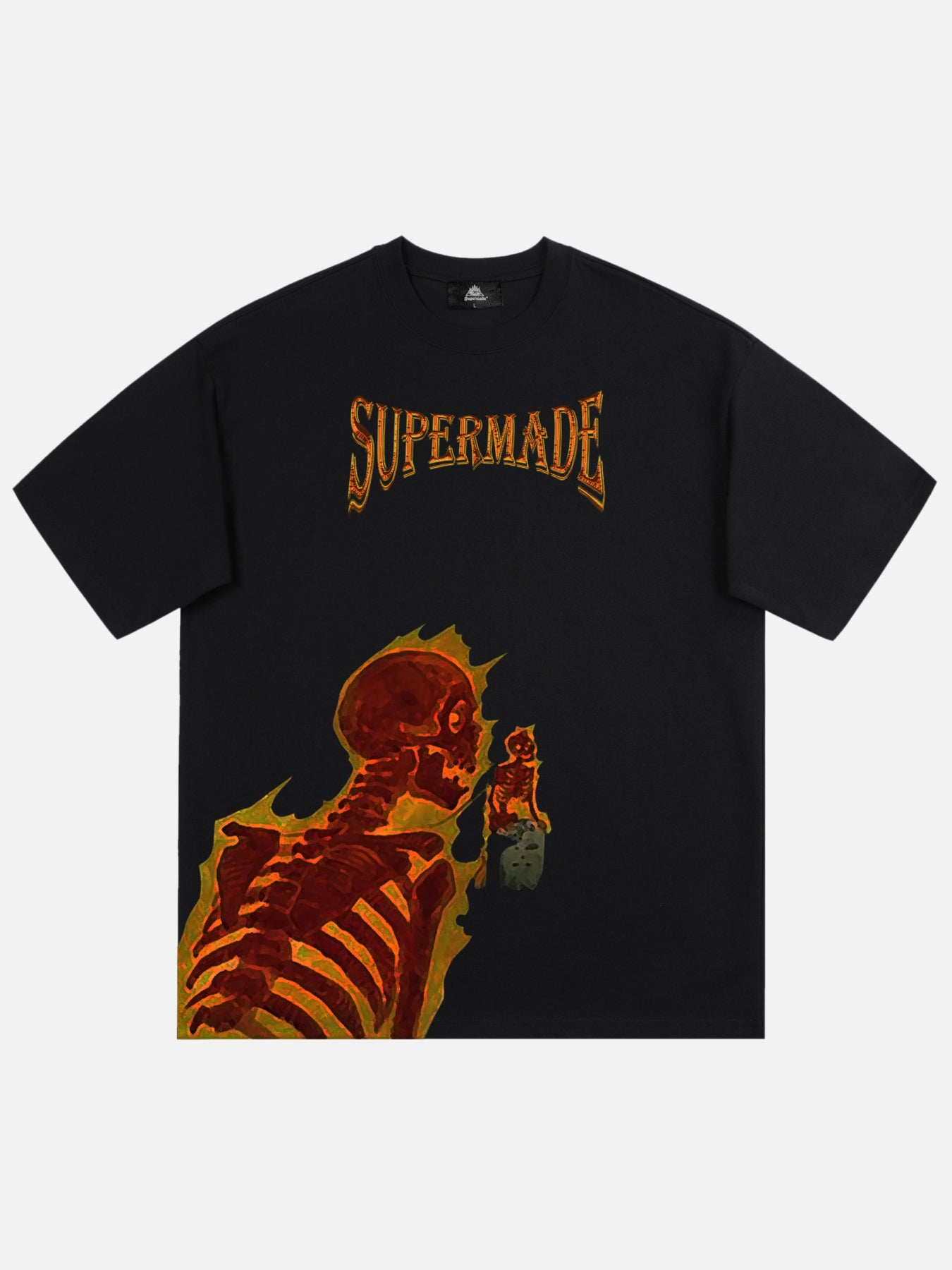 Thesupermade Printed Skull T-shirt