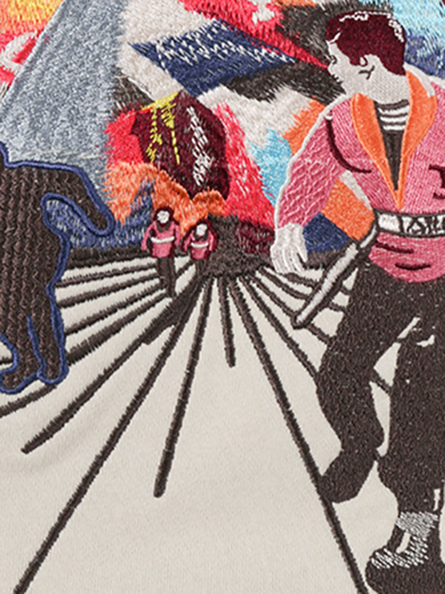 Thesupermade Hip-hop Creative Fun Embroidered Hoodie