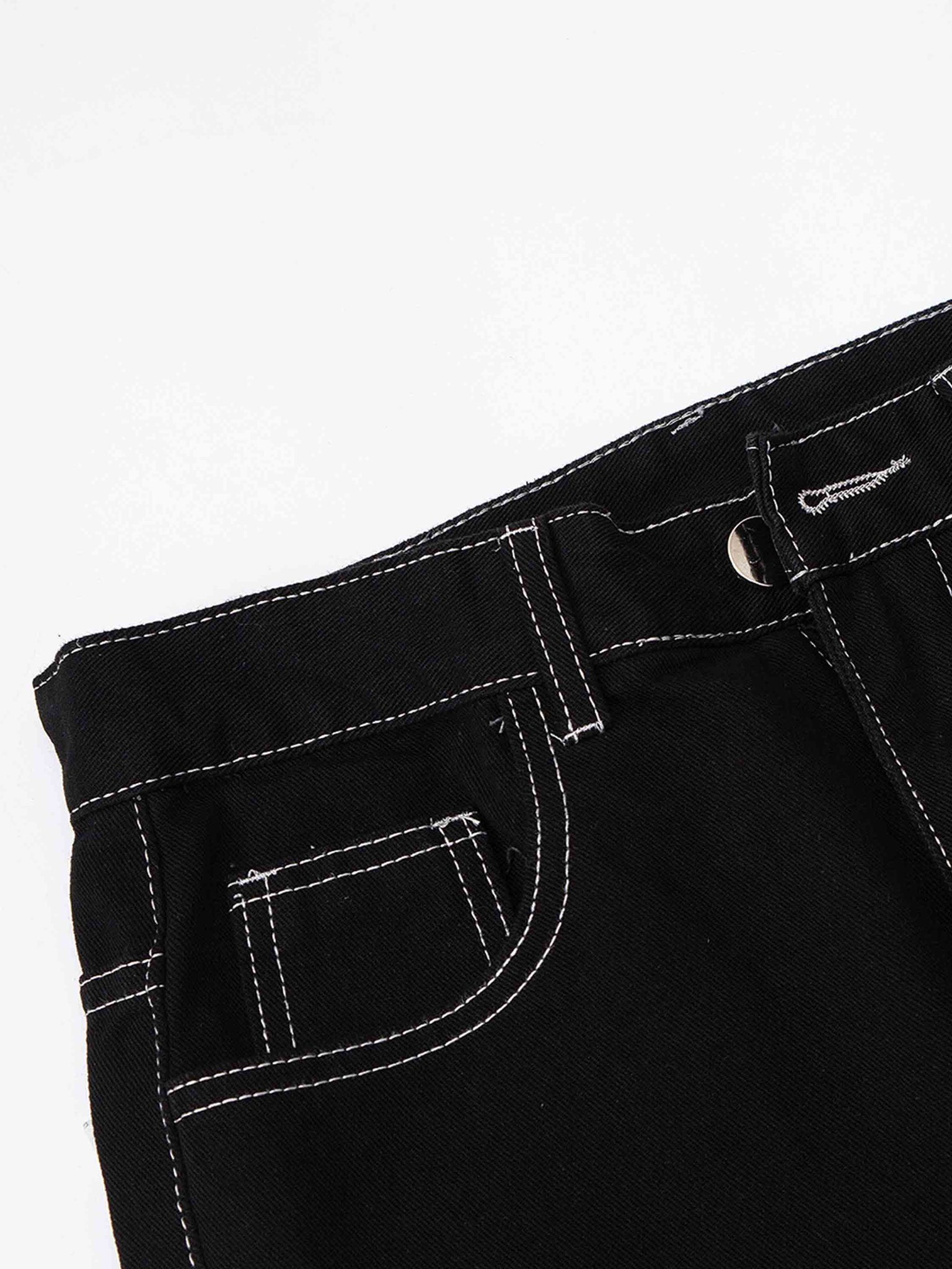 The Supermade Solid Color Casual Jeans -1224