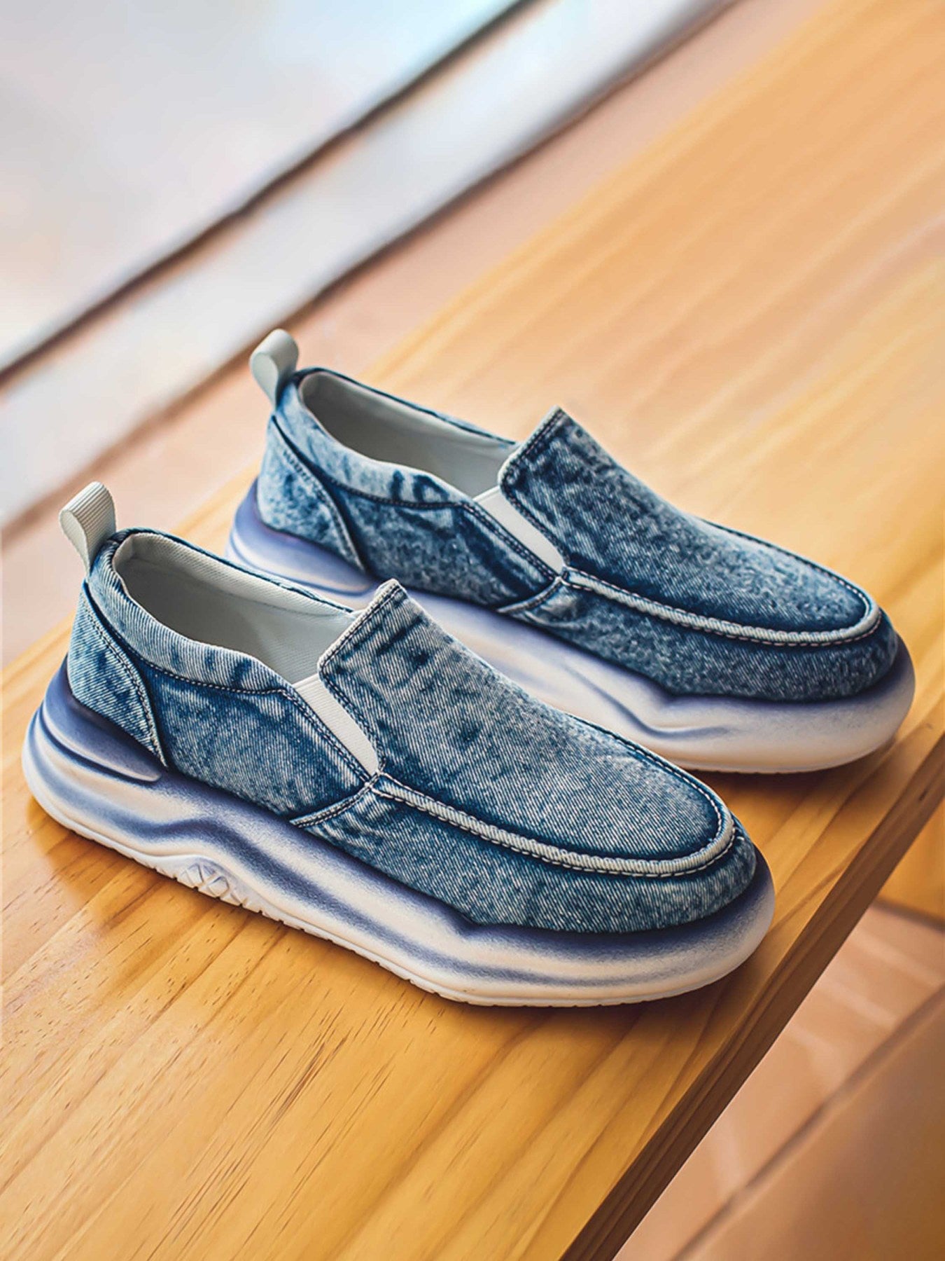 The Supermade Lightweight Tie-Dye Thick Bottom Board Shoes