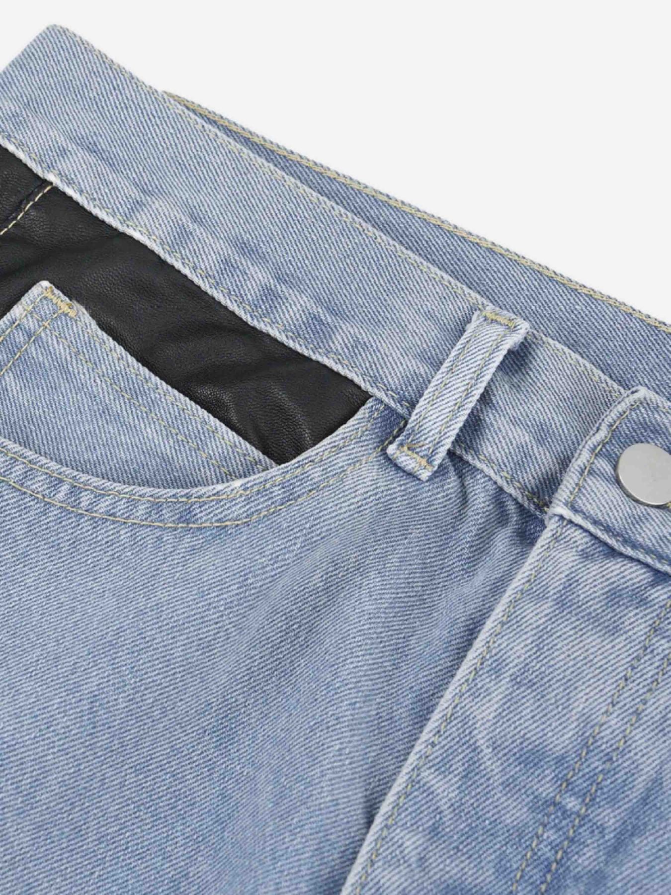 The Supermade Patch Letter Jeans