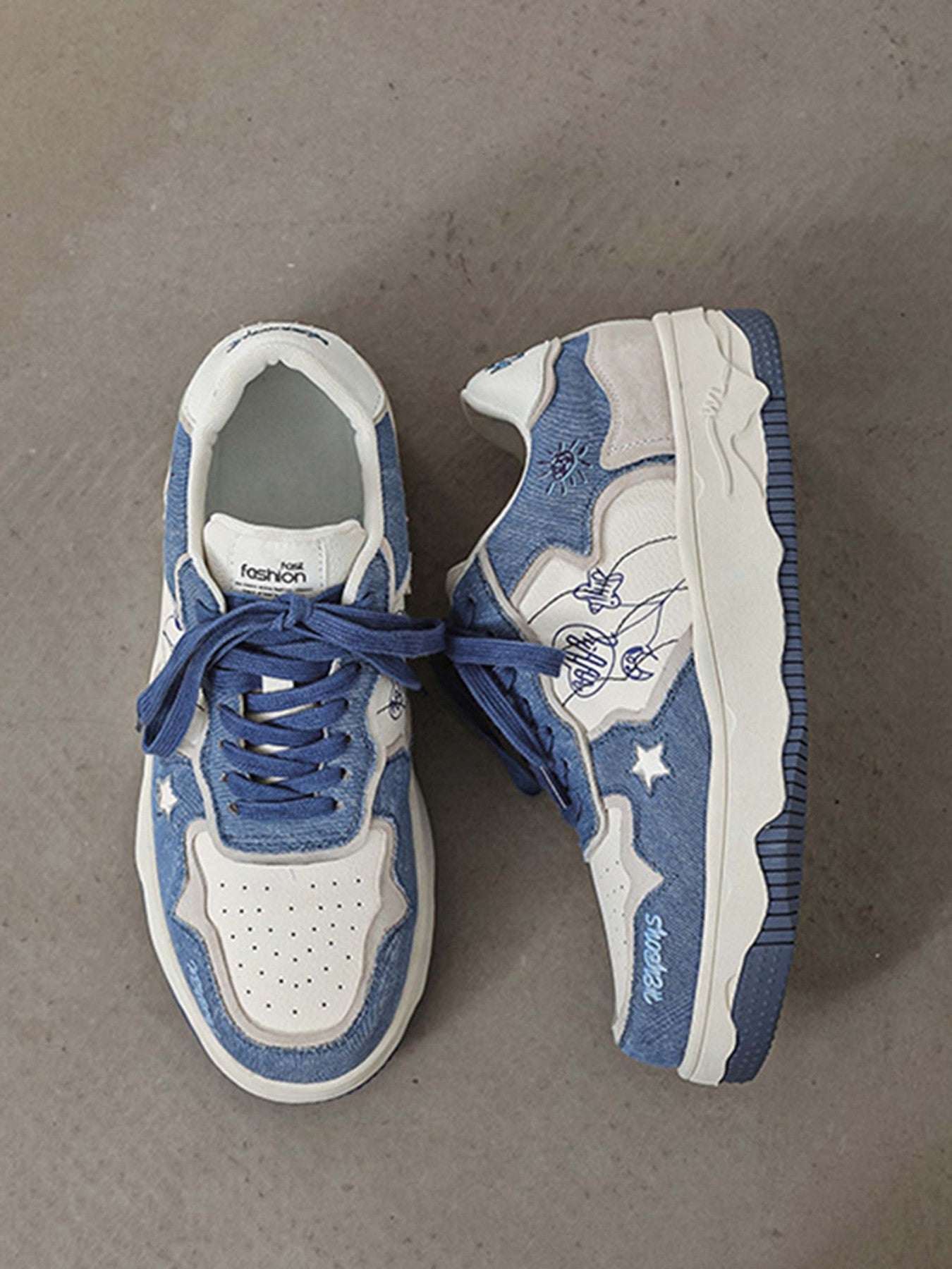 The Supermade Casual Sports Thick-soled Board Shoes