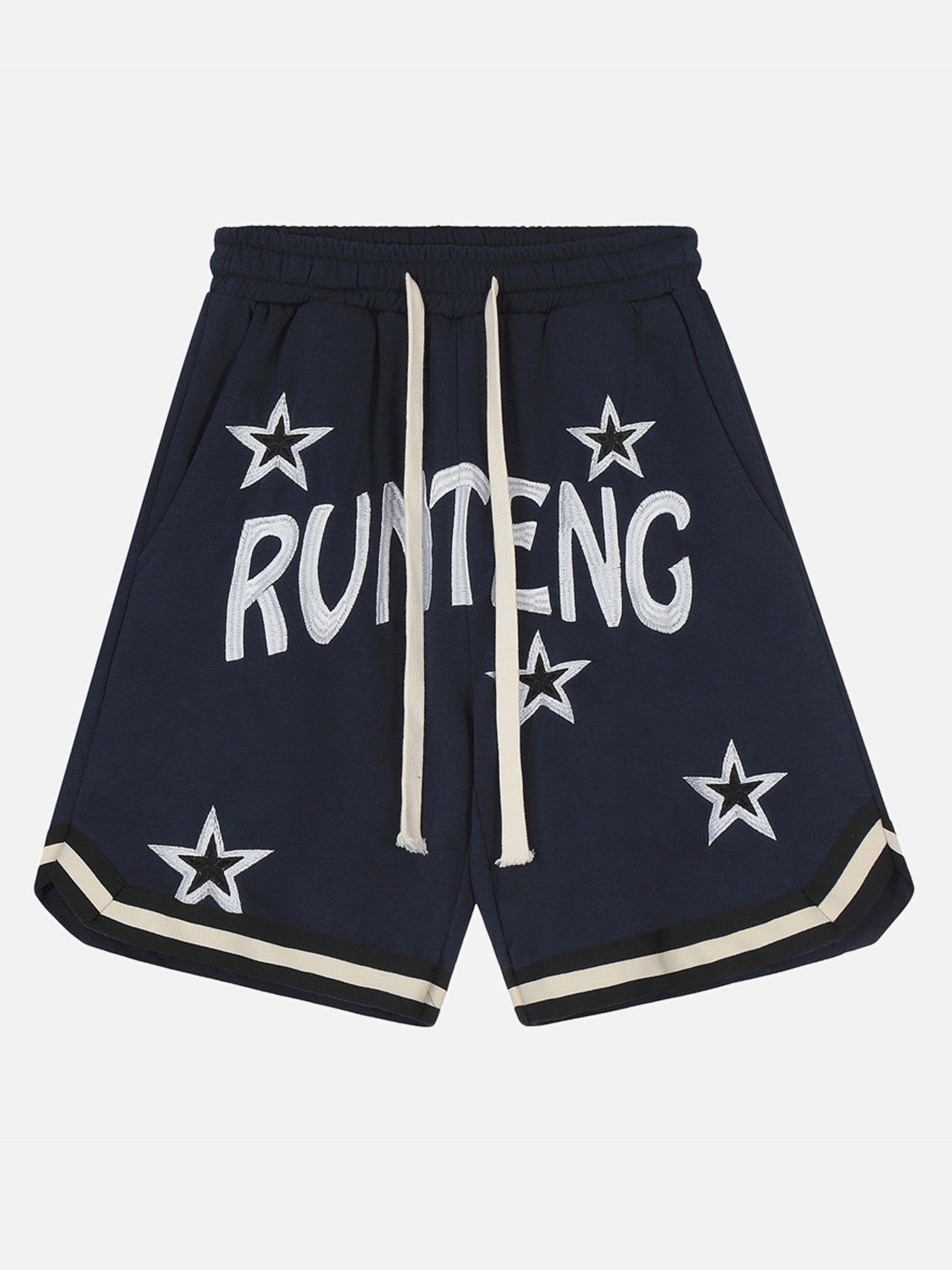 The Supermade Letter Embroidery Loose Shorts