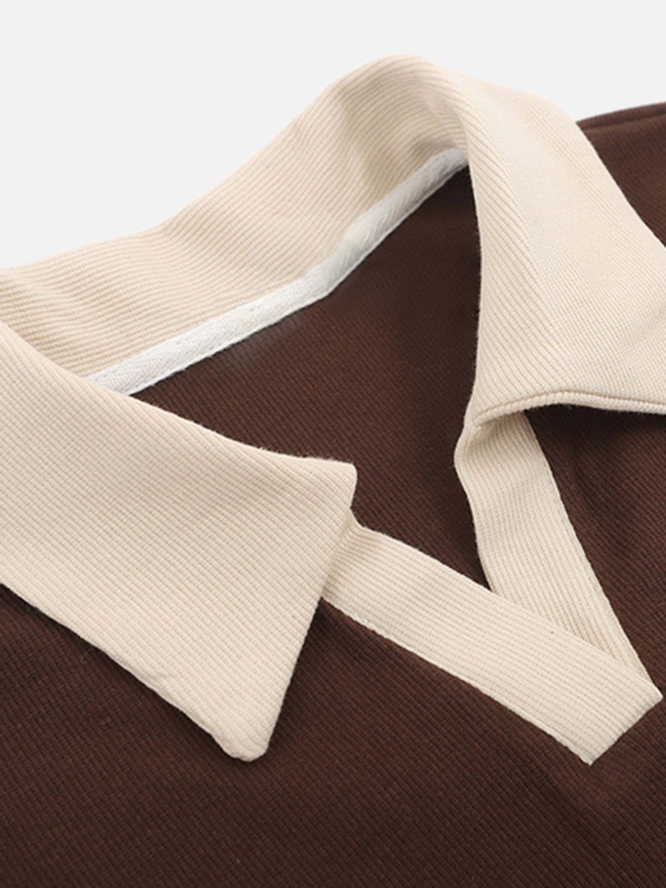 The Supermade Vintage Lapel Tie Women's Polo Shirt
