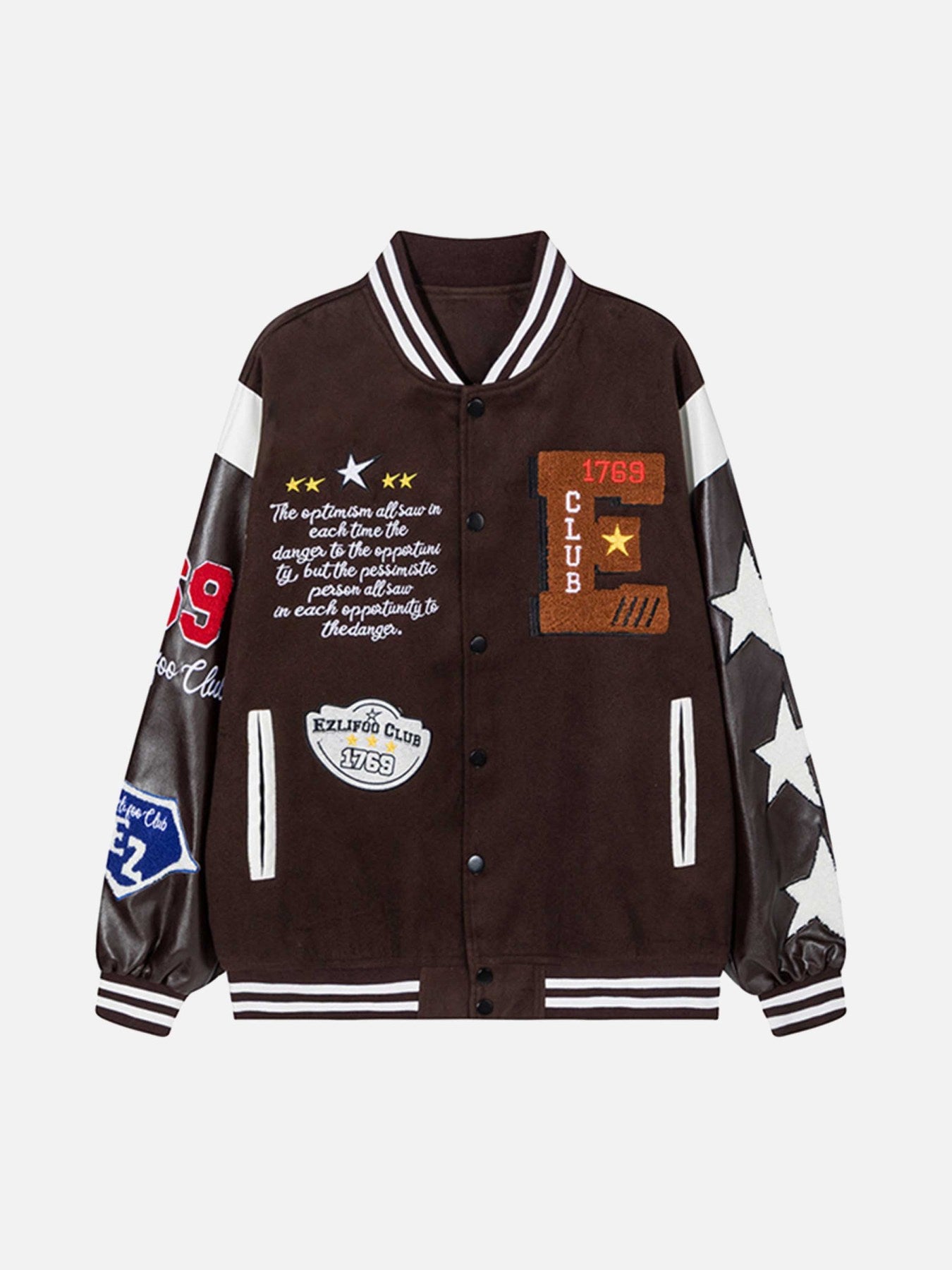 The Supermade Street Embroidered Baseball Jacket