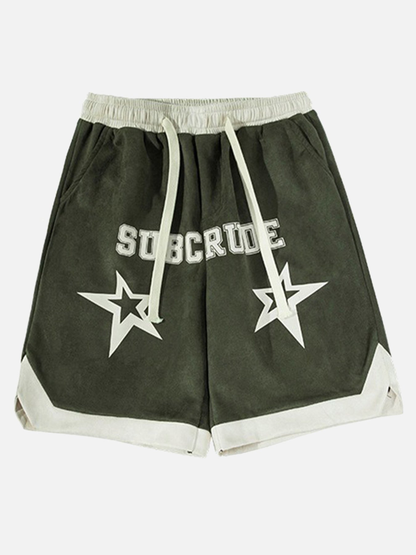 The Supermade Suede Loose Fitting Shorts