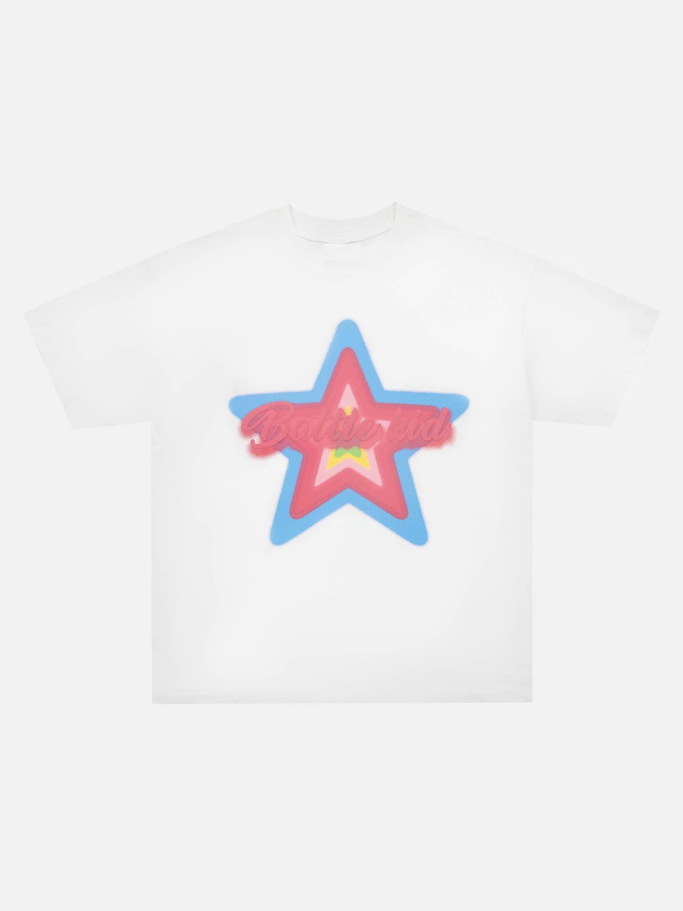 The Supermade Star Letter Foam Print T-shirt