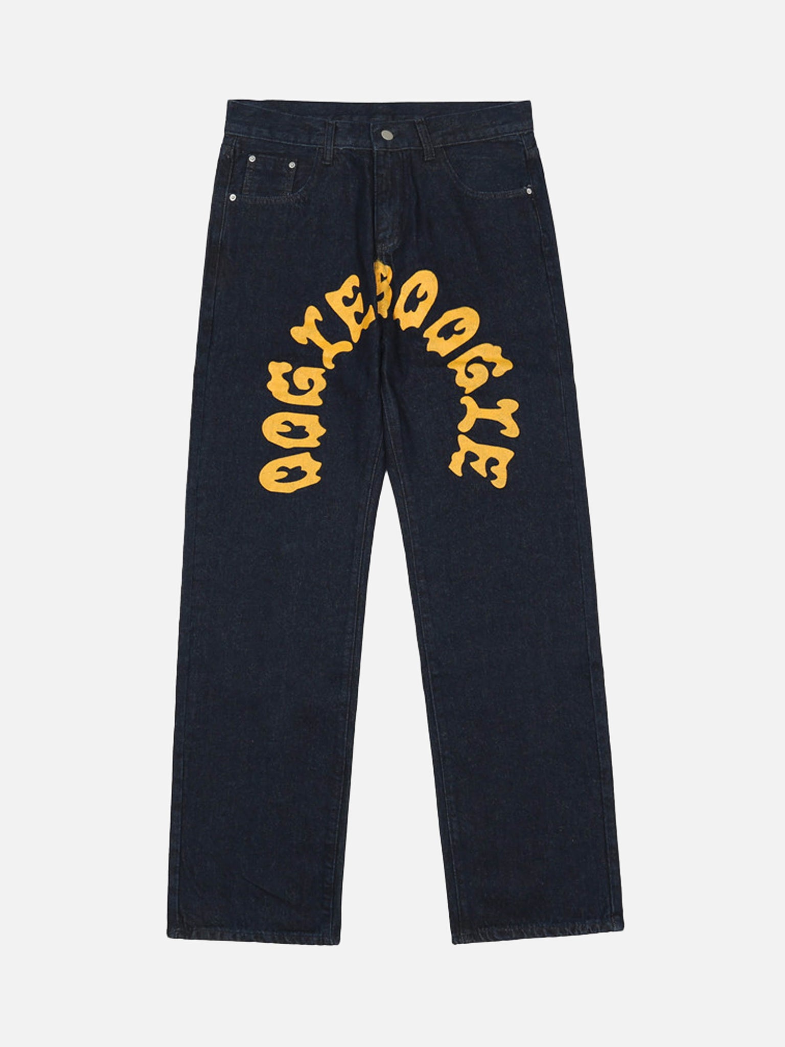 The Supermade Cartoon Pocket Print Washed Jeans