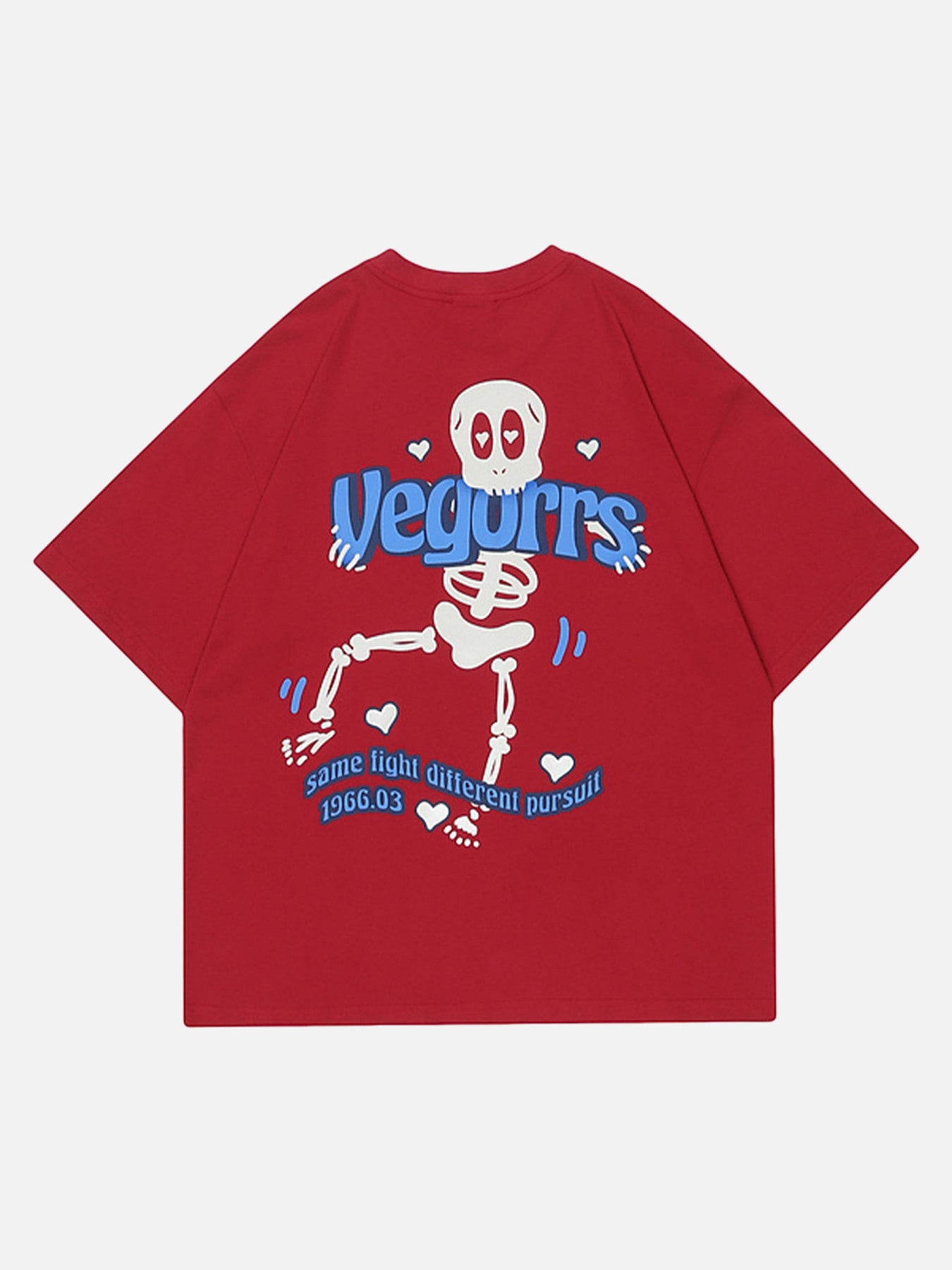 Thesupermade Skull Print Short-sleeved T-shirt