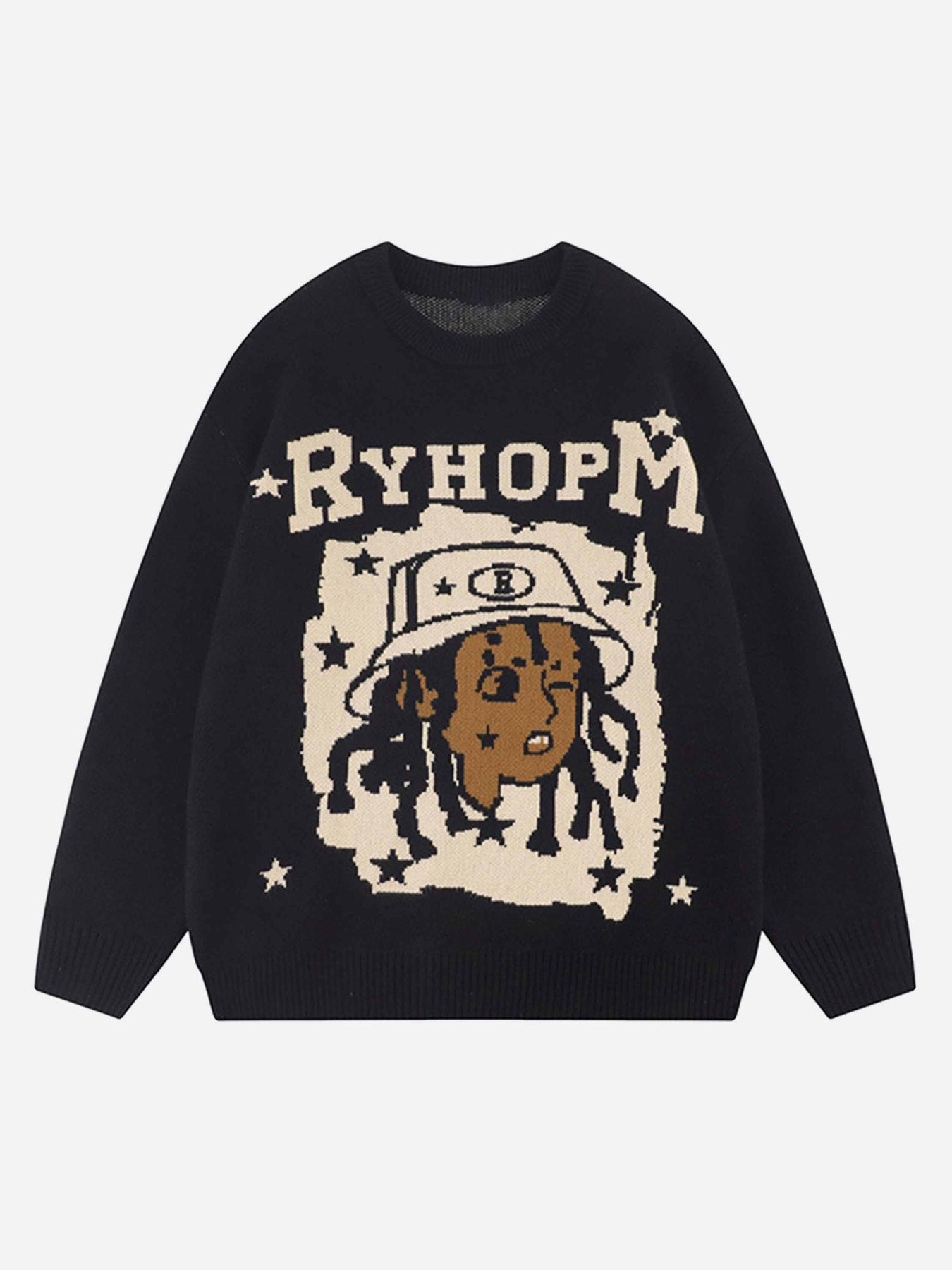 Thesupermade Hip-hop Creative Embroidered Knitwear