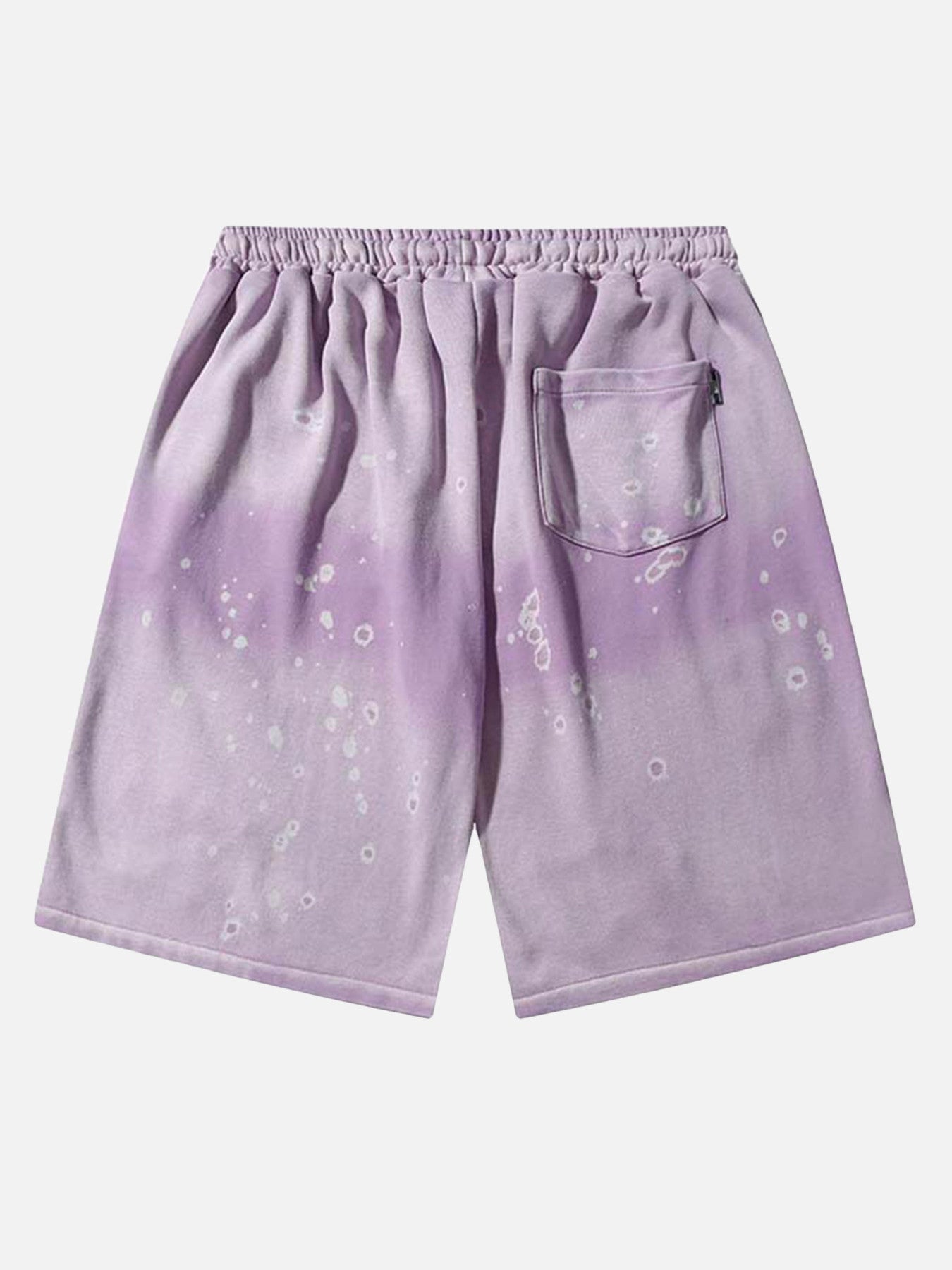 The Supermade Gradient Letter Embroidery Casual Shorts