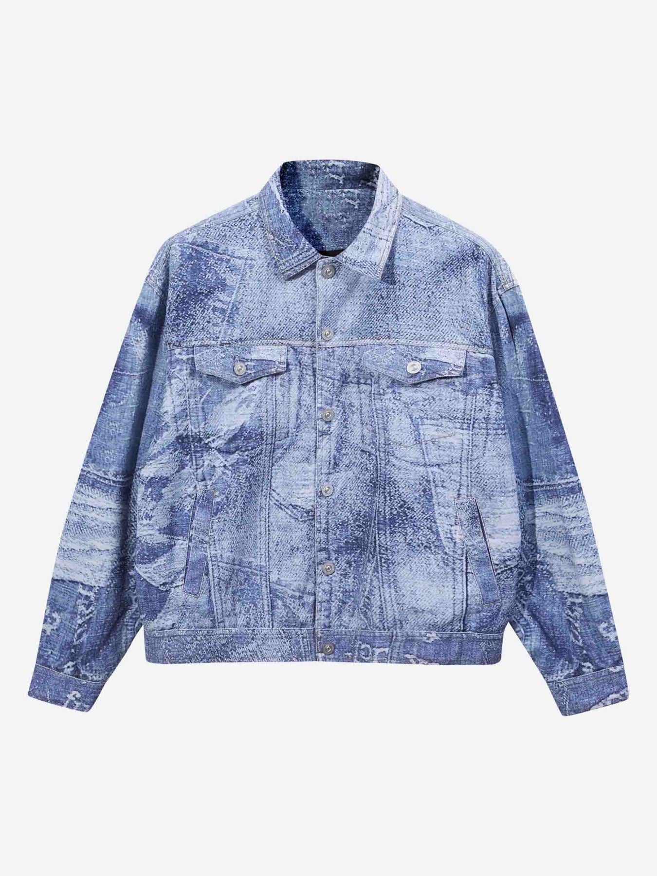 The Supermade American Street Washed Denim Jacket