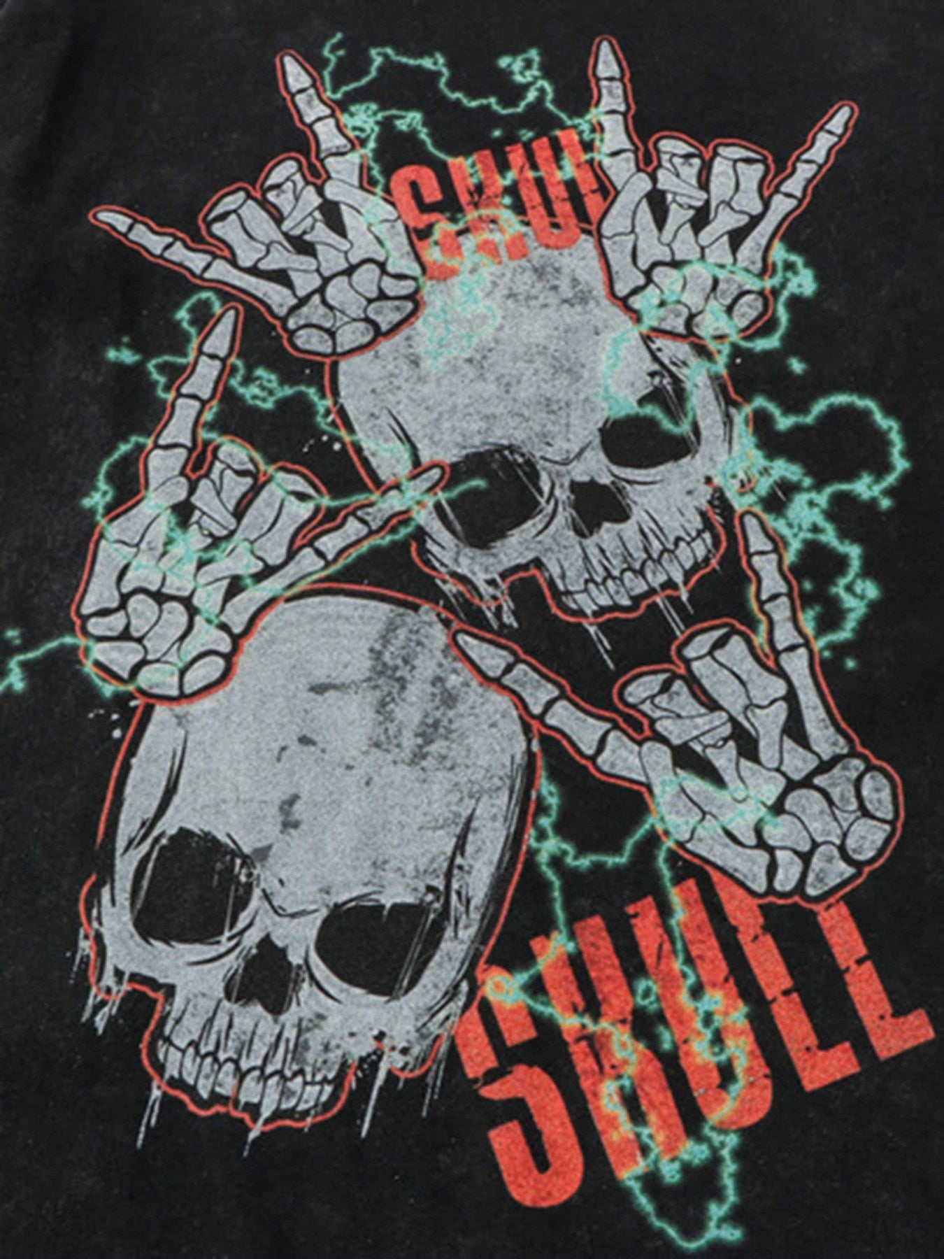 The Supermade Skull Vintage Aged T-Shirt