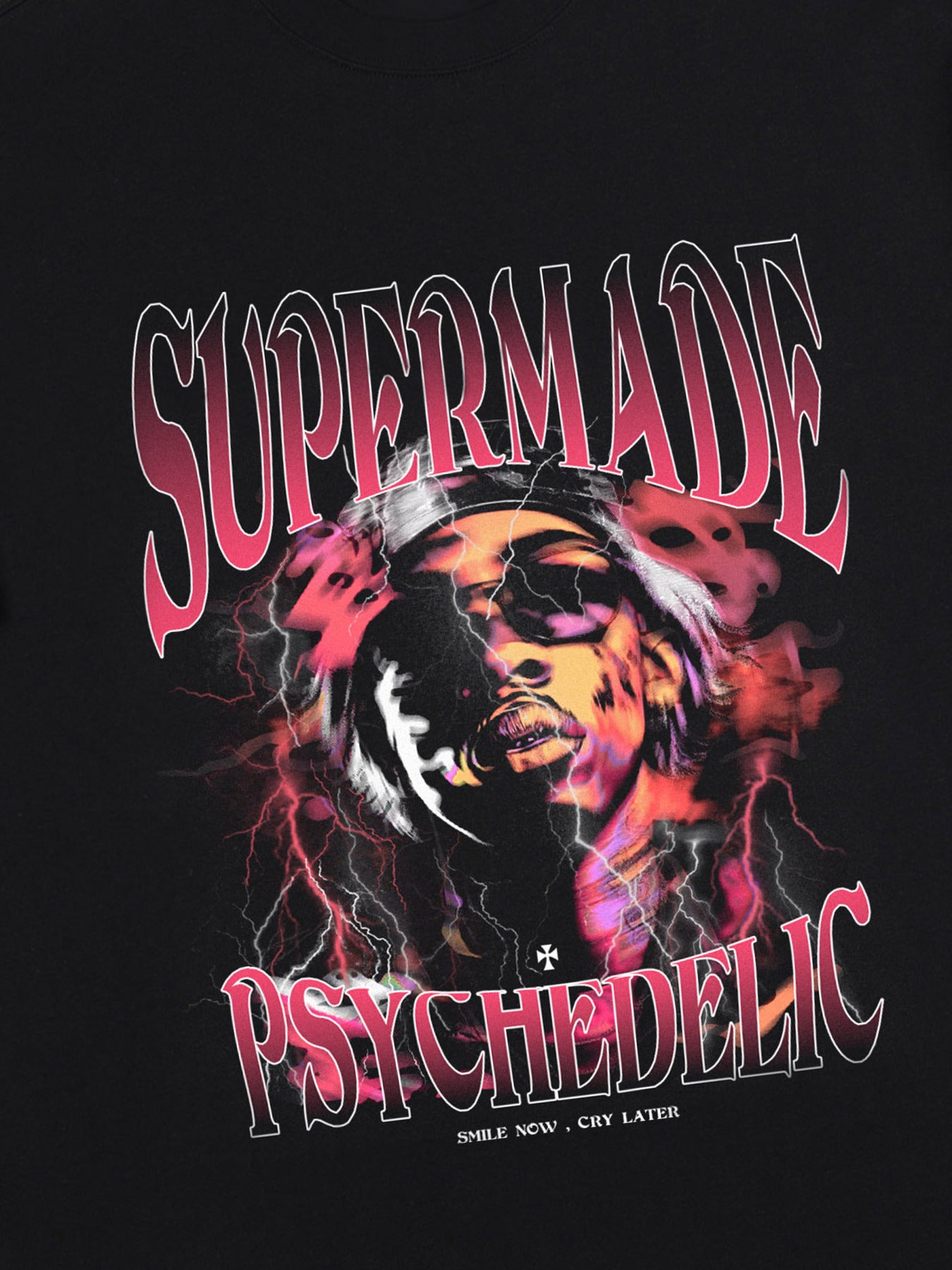The Supermade Retro Hip Hop Print T-shirt
