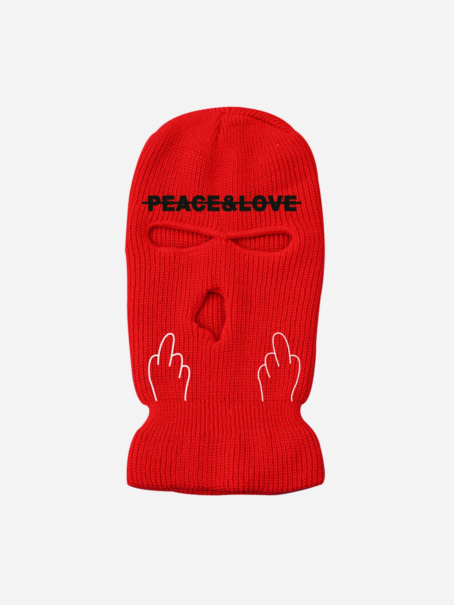 The Supermade Peace & Love Scarpe Balaclava