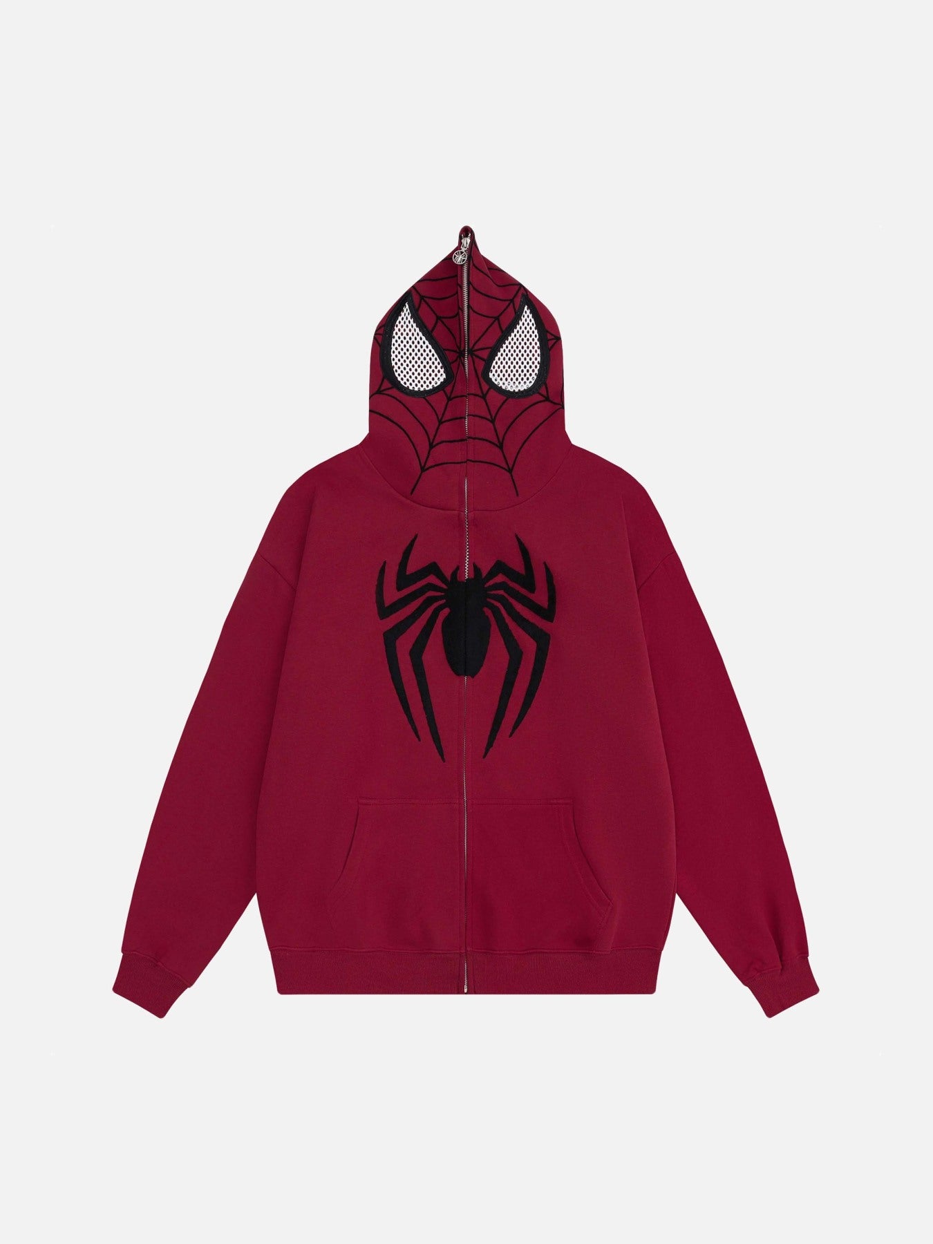 The Supermade Spider Web Embroidery Eye Viewable Hoodie