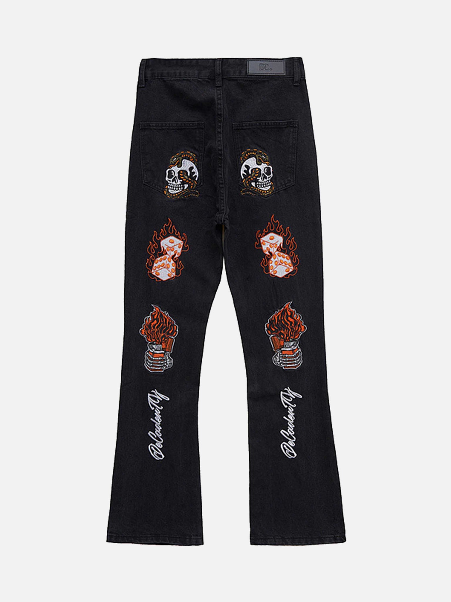 The Supermade High Street Embroidery Retro Jeans