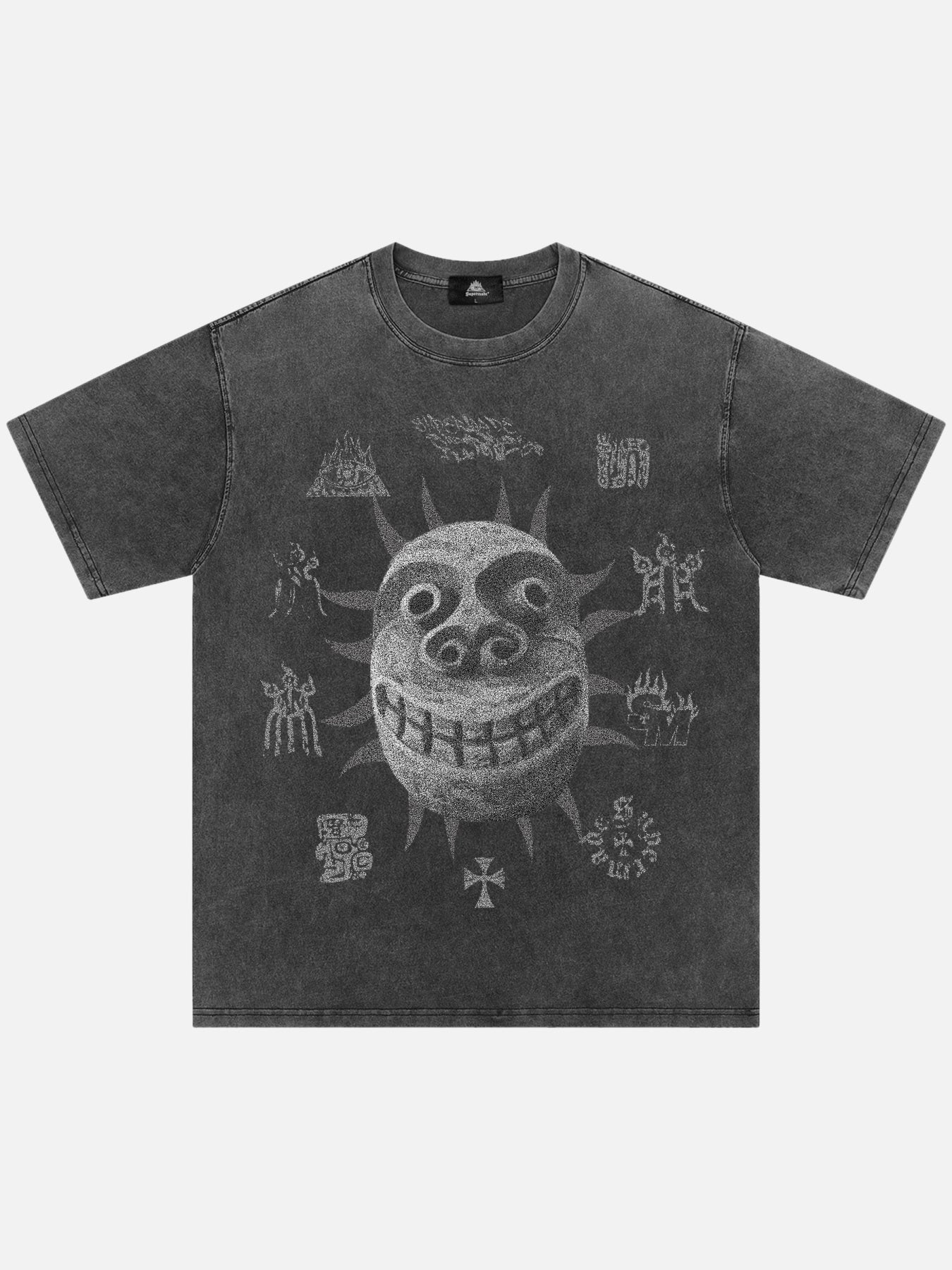 Thesupermade Shattered Ancient Country Mask T-shirt