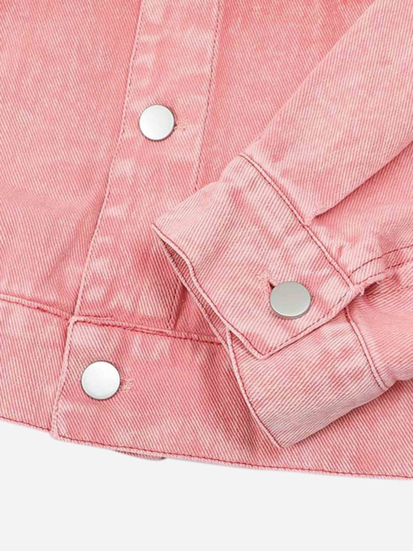 The Supermade Wash Water Tie-dye Gradient Denim Jacket