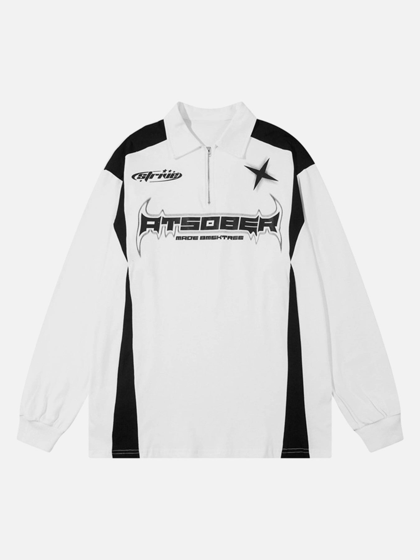 Thesupermade High Street Racing Suit Long Sleeve Polo Shirt - 1980