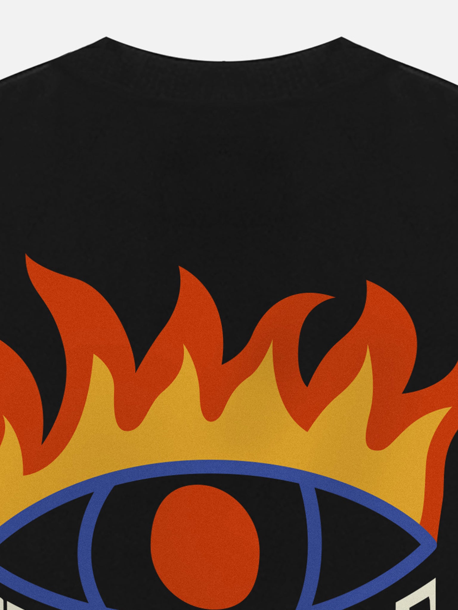 The Supermade God's Eye and Letter Print T-shirt