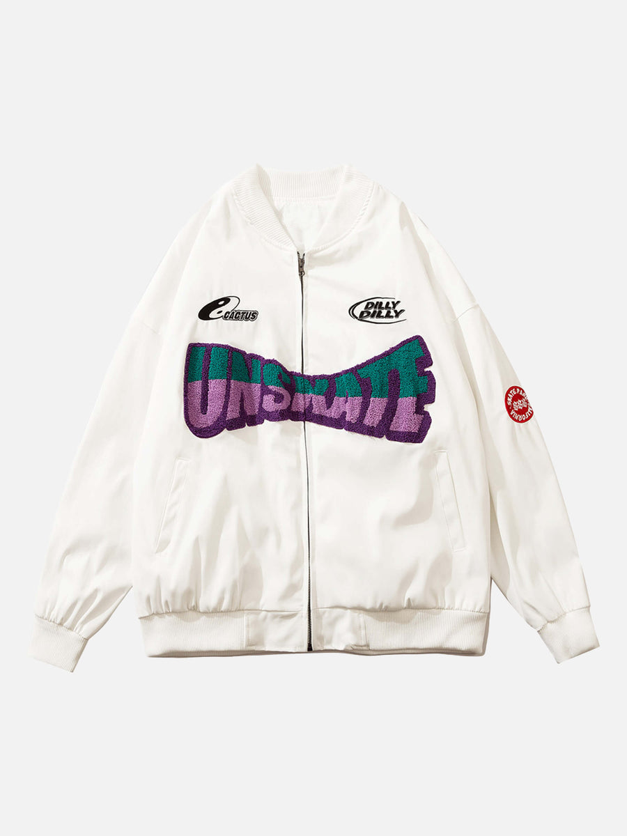 Thesupermade etter Embroidery Baseball Jackets