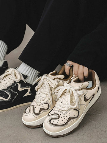 The Supermade American High Street Niche Design Skateboard Couple Shoes