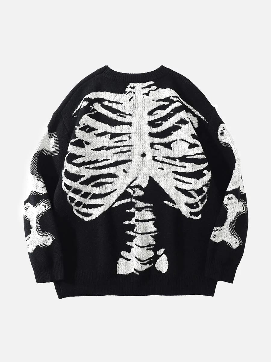 Skeleton Knit Sweater